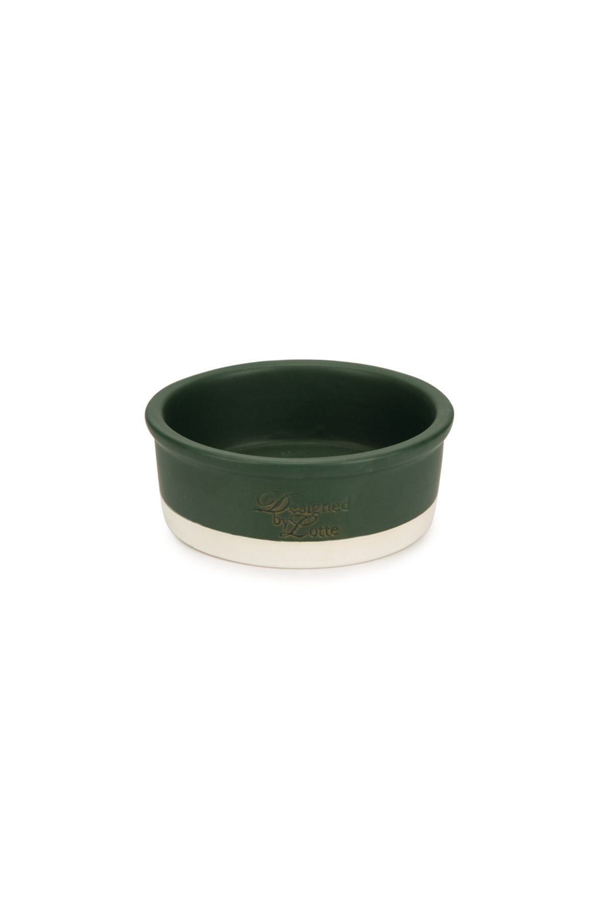 Beeztees DBL Köpek Mama Su Kabı, Seramik, Mat Yeşil, 16cm, 350ml