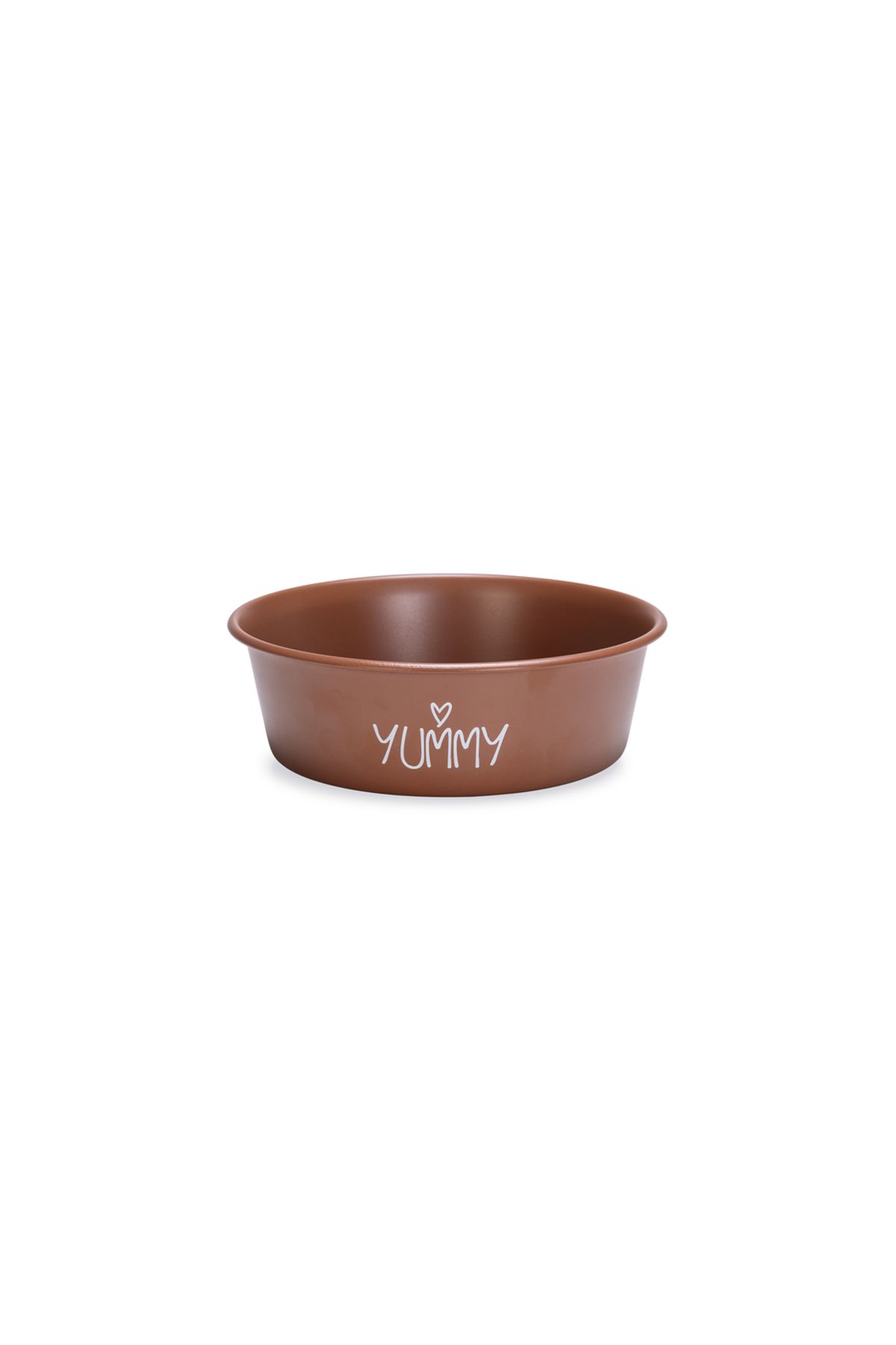 Beeztees Yavru Köpek Mama Su Kabı, Paslanmaz Çelik, Kaymaz Taban, Kiremit, 16cm, 940ml