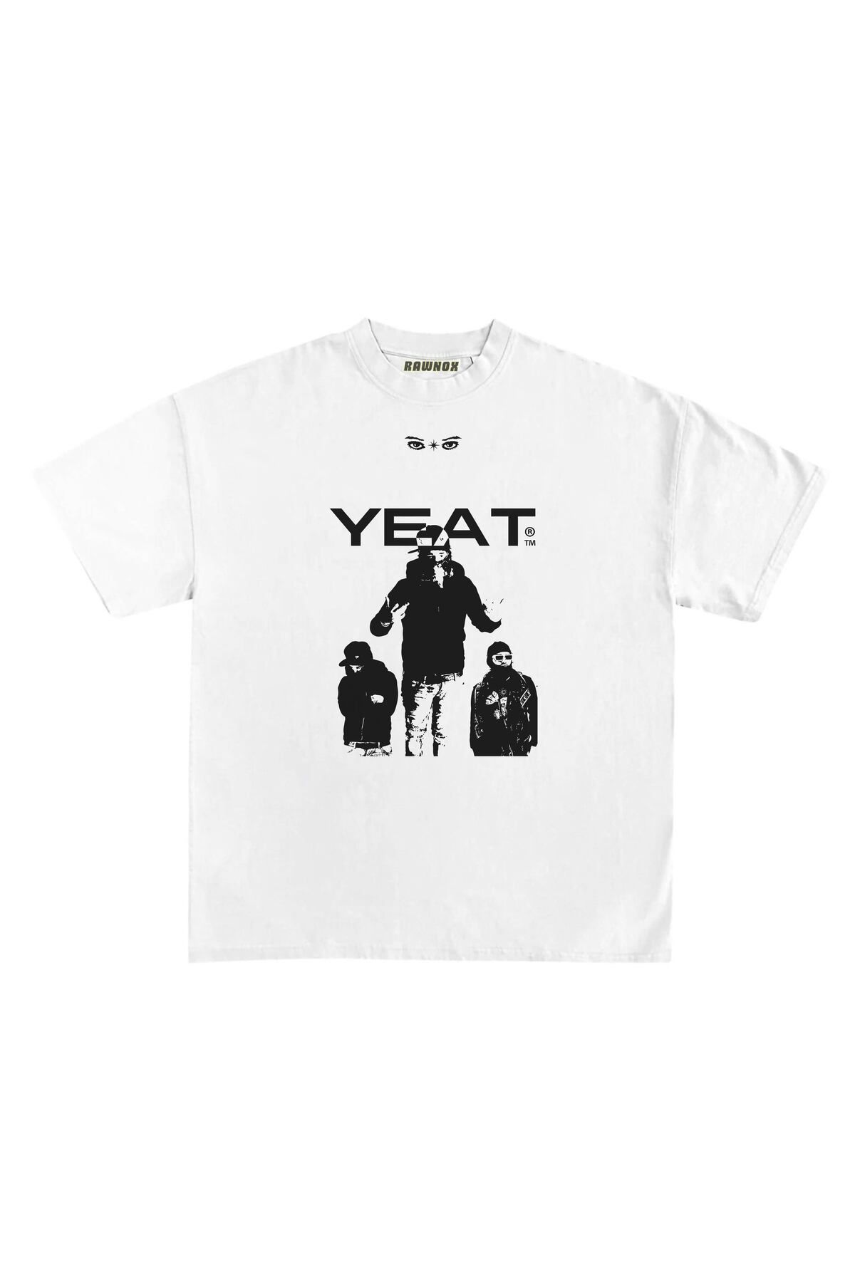 RawNox Unisex Bol Kalıp RawNox Özel Koleksiyon Yeat Tshirt