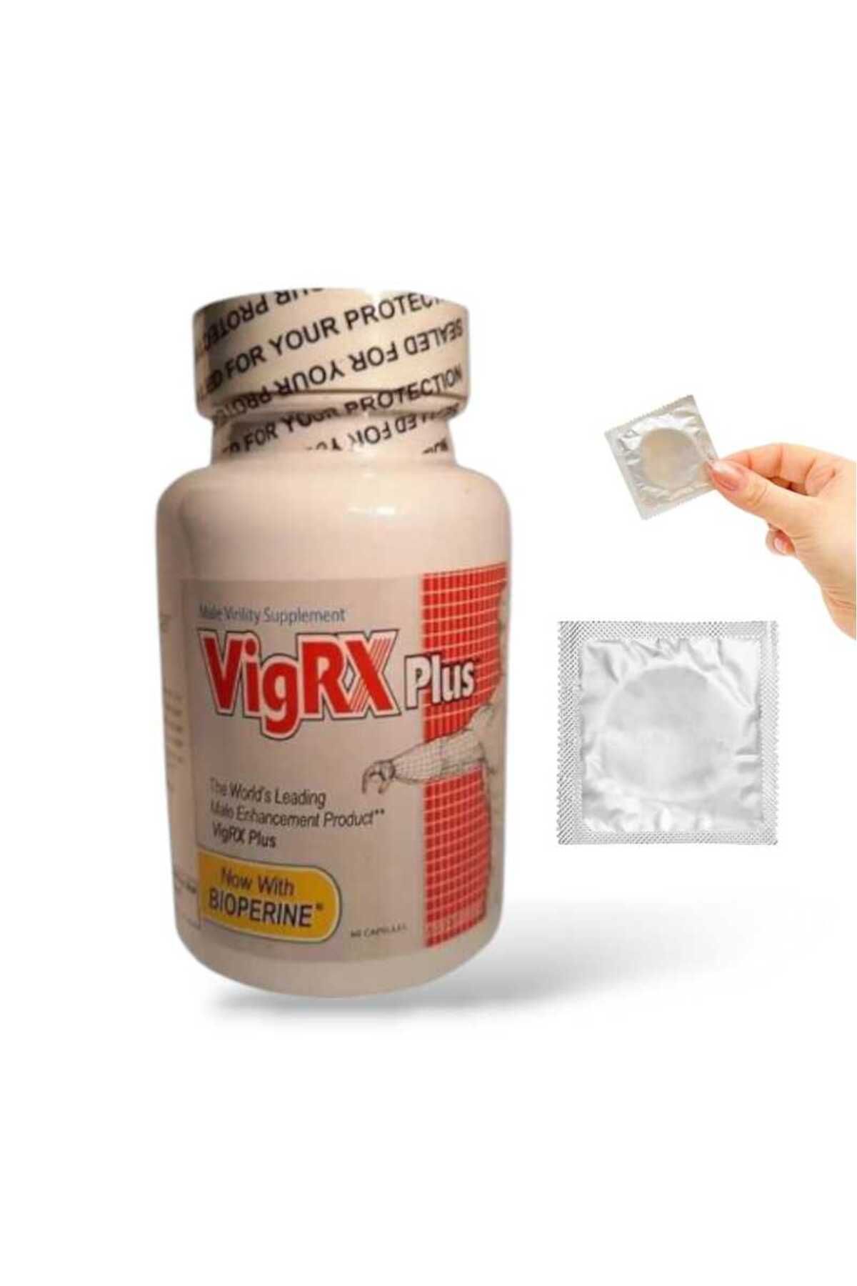 MEDİCREAM VigRX Plus Erkeklere Etkili Performans Arttıran 60'lı + Prezervatif HEDİYE