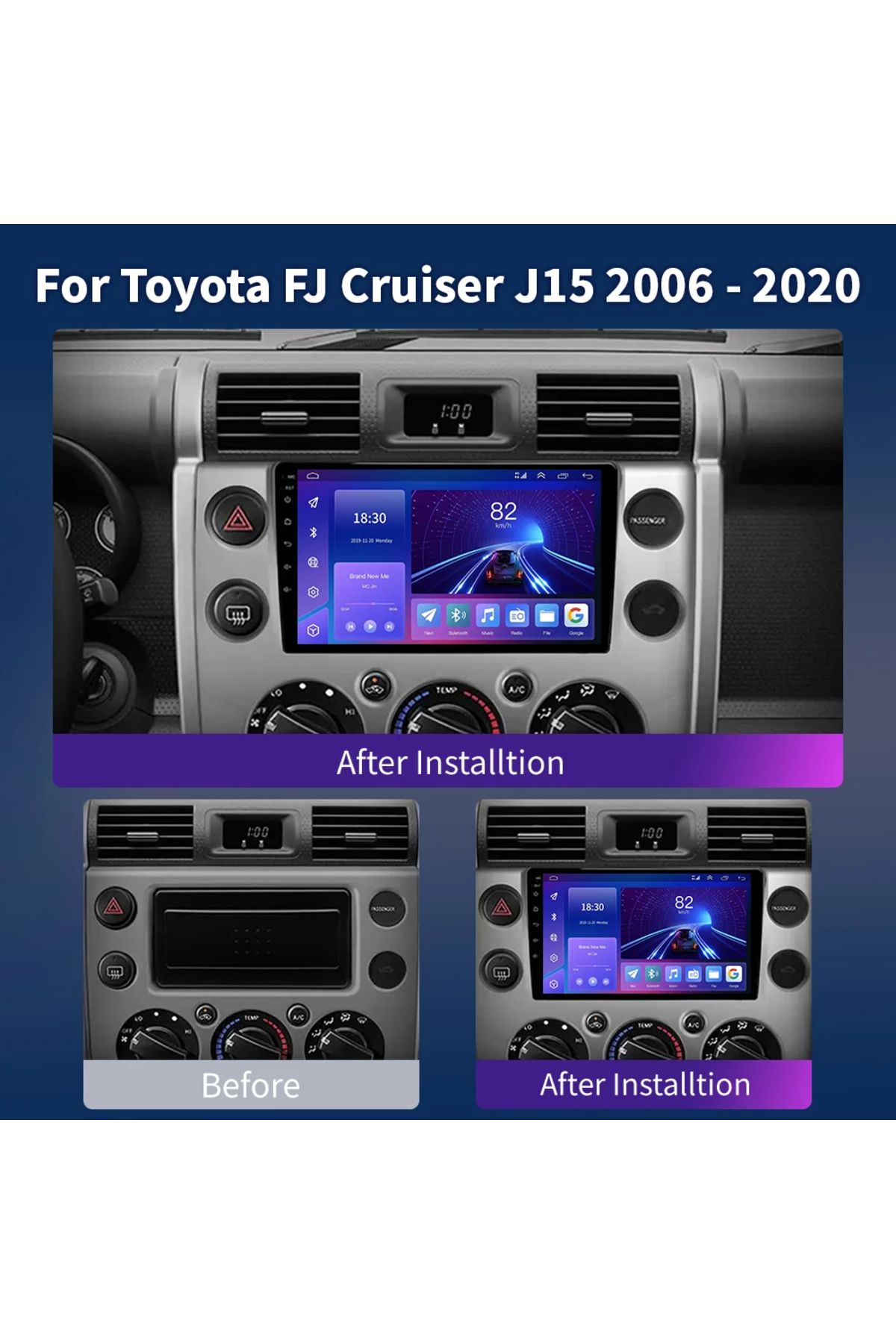 MNT-Toyota FG (2008–2022) 1080p Android Screen with CarPlay & Android Auto Support for a Smart and Integrated Experience 3