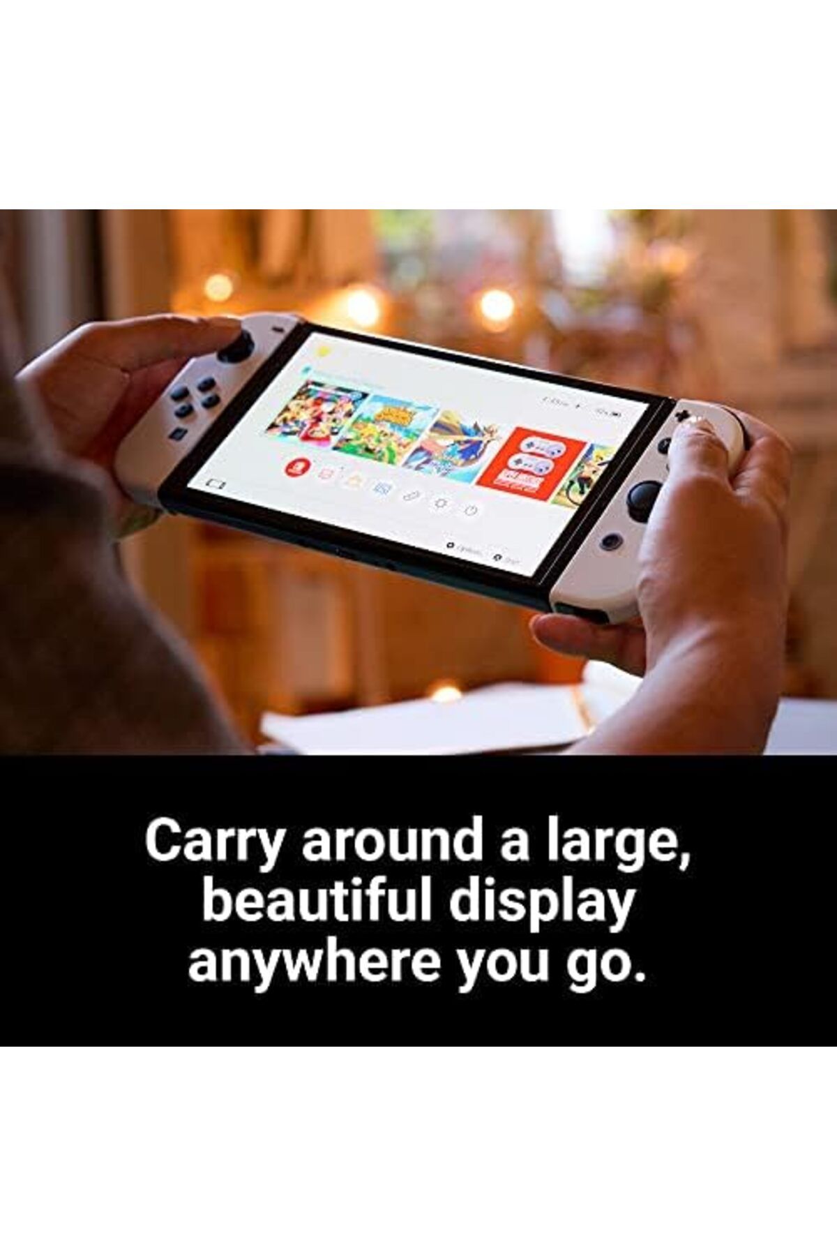 Nintendo-Switch (OLED Model) White - Int'l Version 9