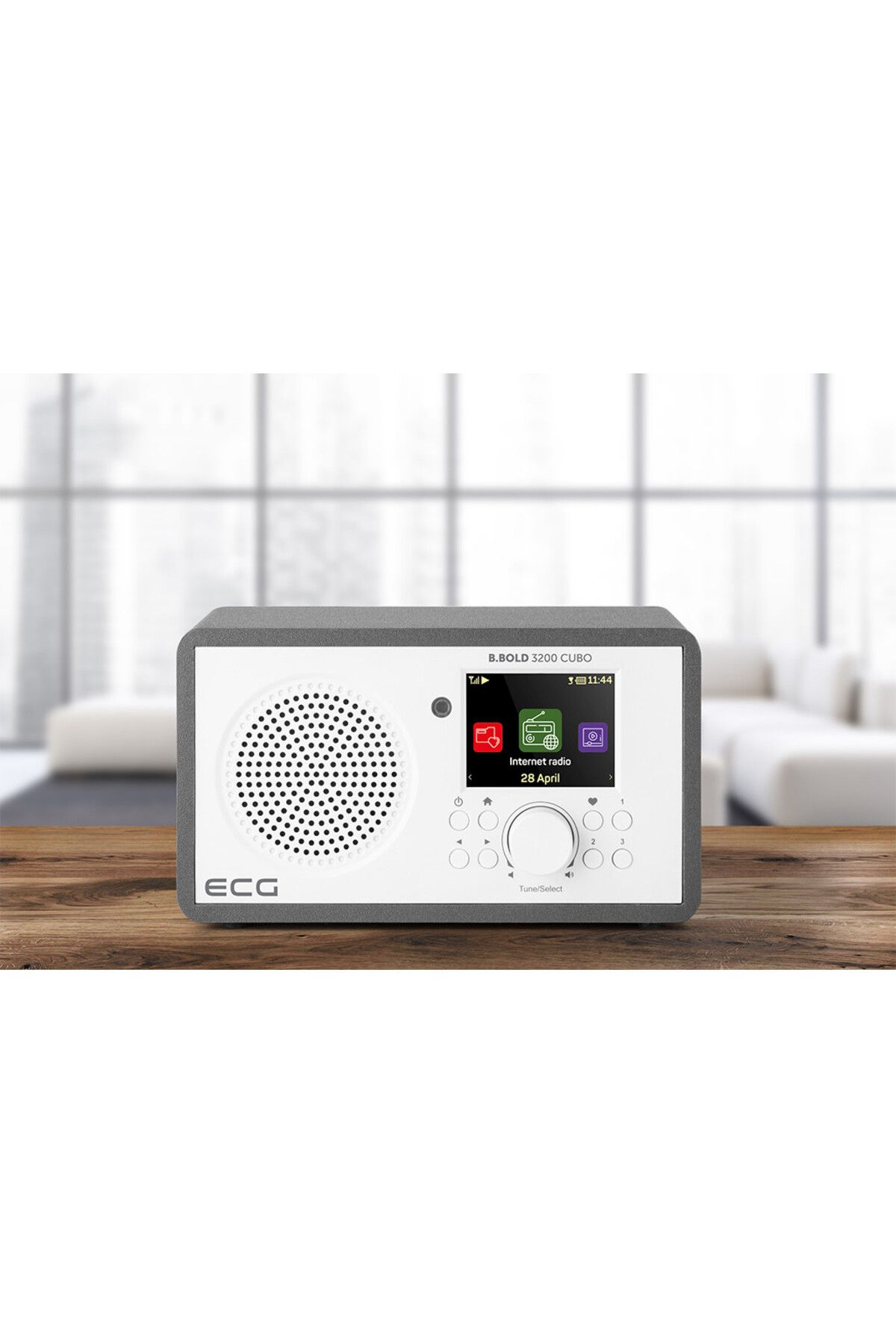 ECG-Internet radio ECG B.BOLD 3200 Cubo, FM, Bluetooth, Li-Ion 3.7V/2000 mAh, 3W RSM, remote control 17