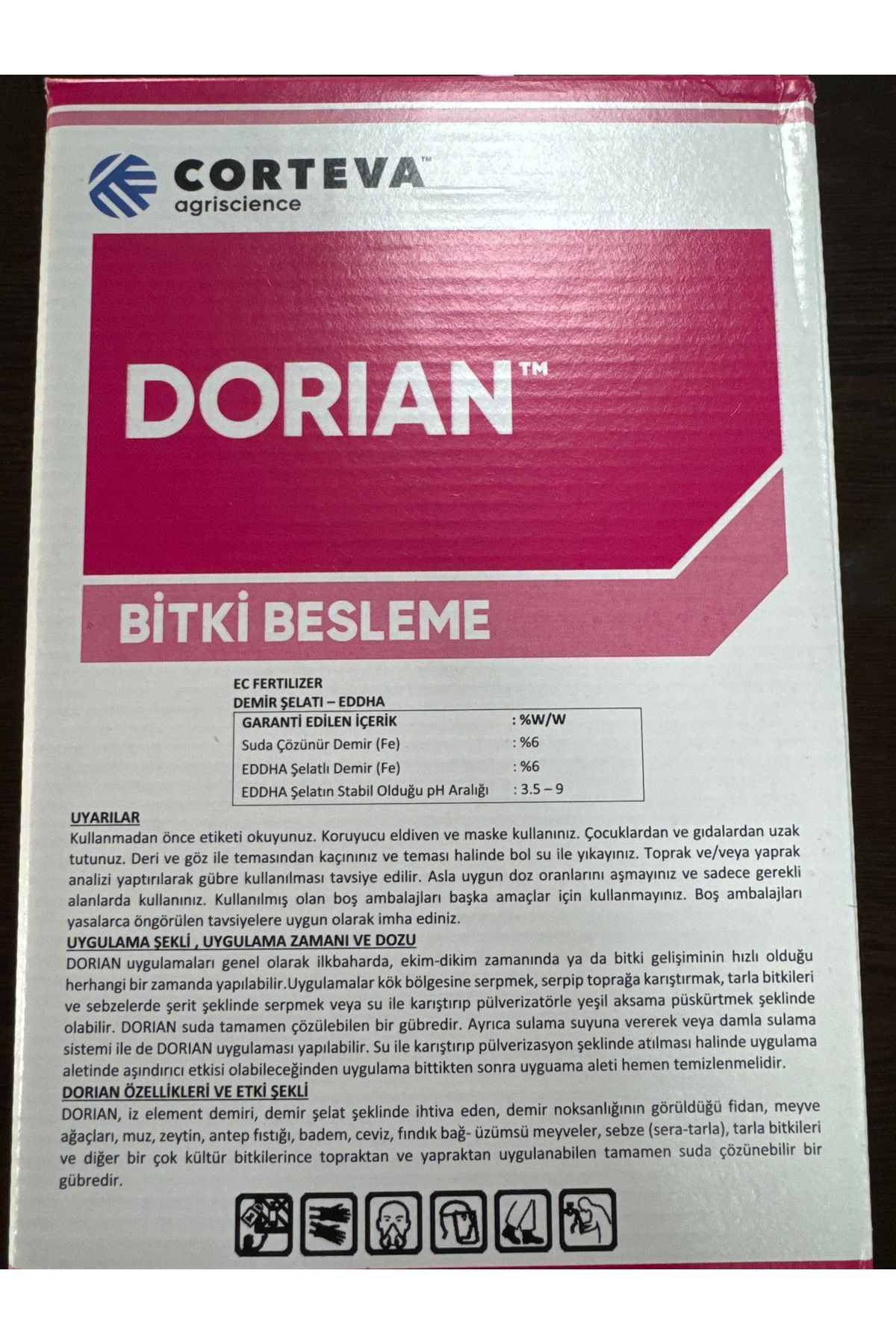 corteva Dorıan şelatlı demir 1 kg