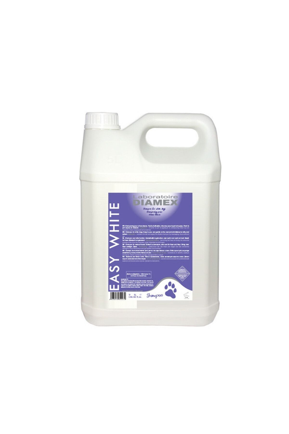 Laboratoire Diamex Sampon Pentru Caini Albi Diamex Easy White - 5 Lt - One Size