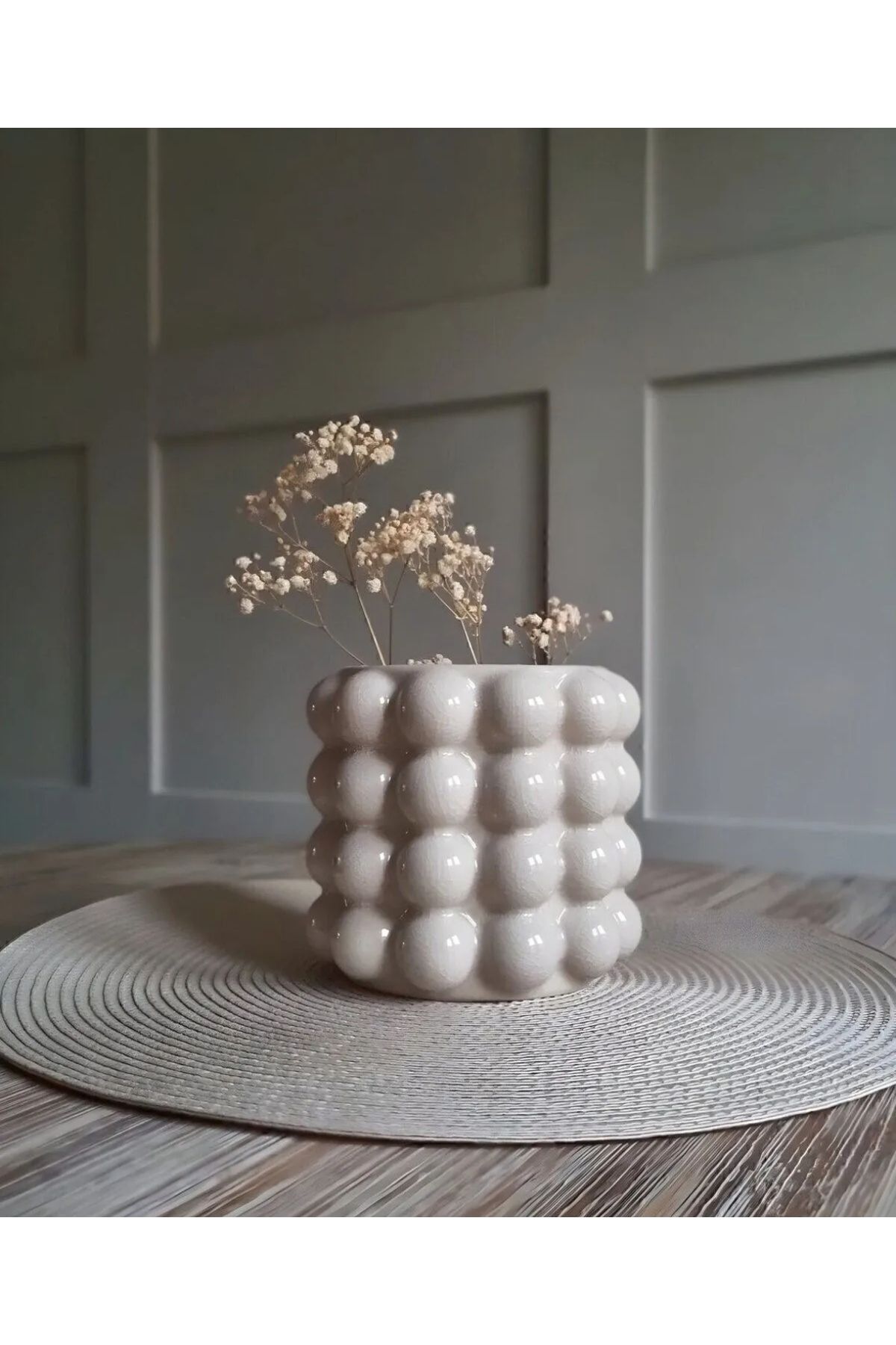 Elada Beton Bubble vazo, beton vazo, kaşıklık,