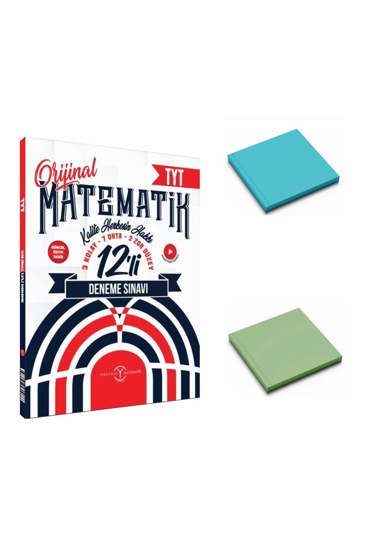 Orijinal Yayınları Orijinal Yayınları TYT Matematik Deneme Ve Bloknot Hediyeli