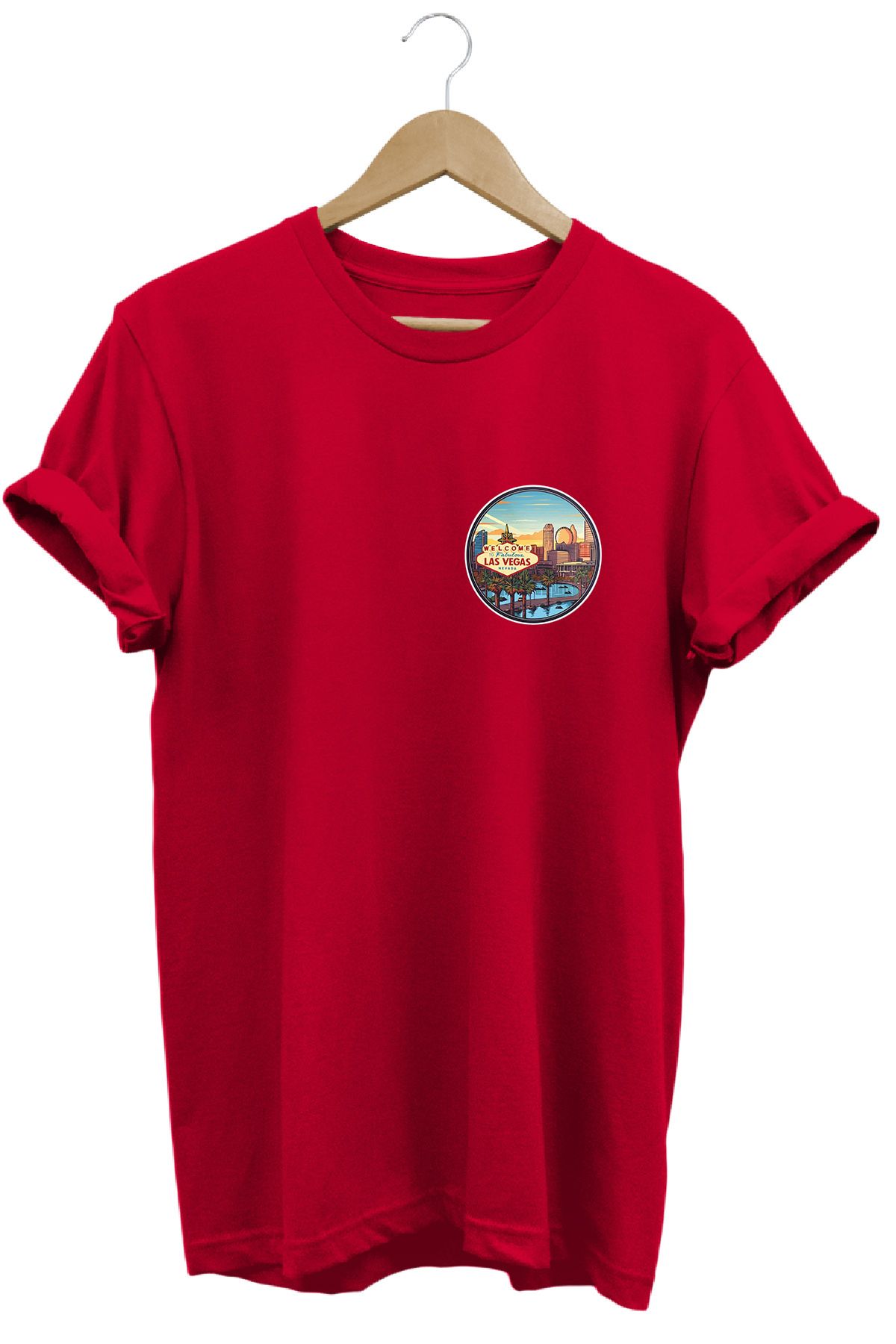 remonz Şehirler Serisi Miami Baskılı %100 Pamuk Regular Fit Bisiklet Yaka T-shirt