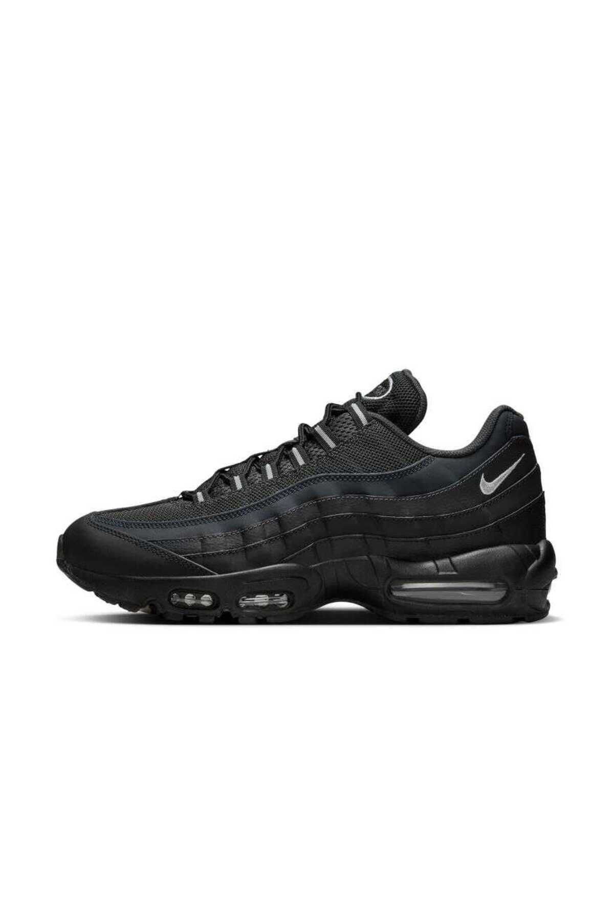 Nike Air Max 95 Black Silver Men's Sneaker Ayakkabı