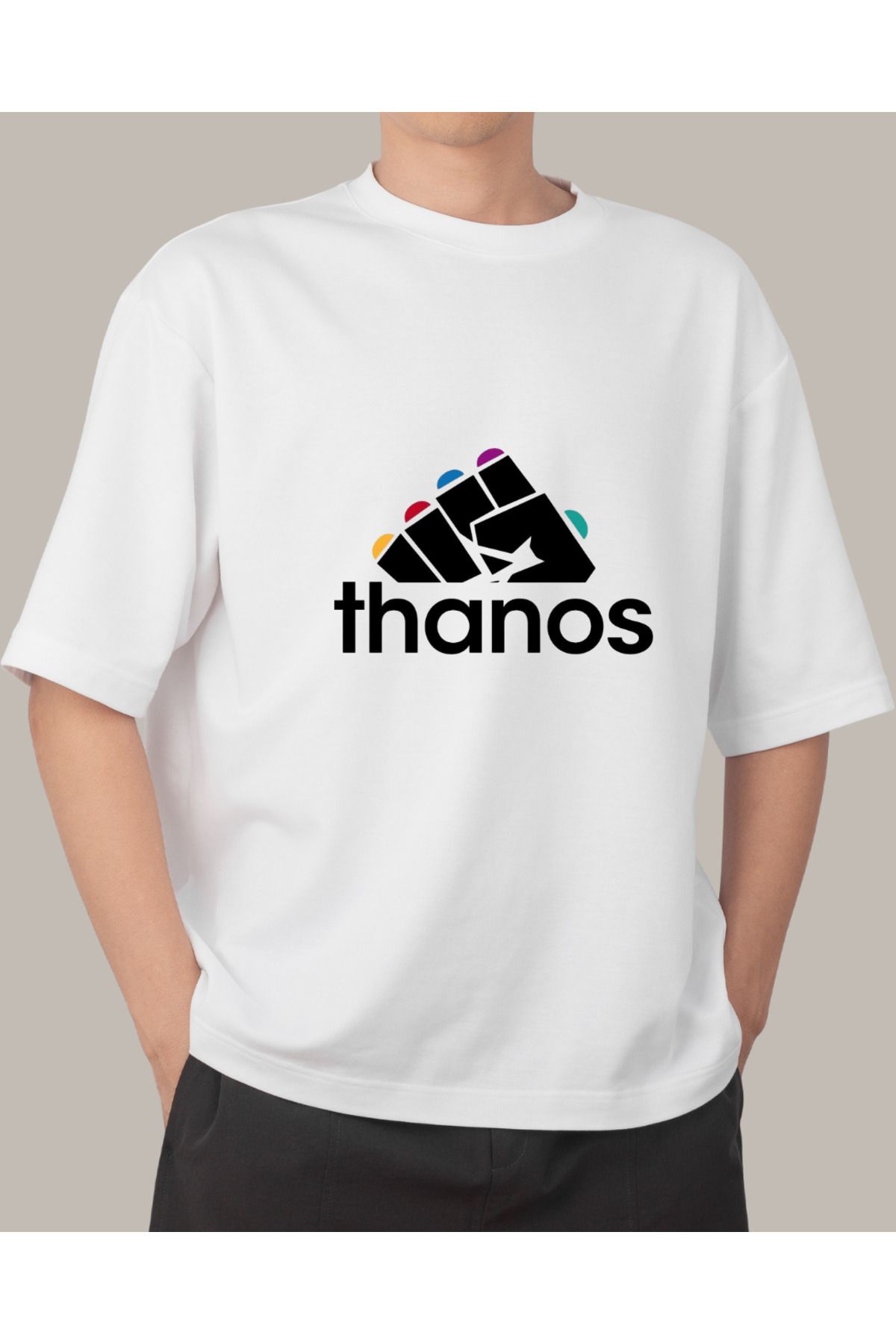 Ebiidesign Thanos Tasarımlı Baskılı T-Shirt