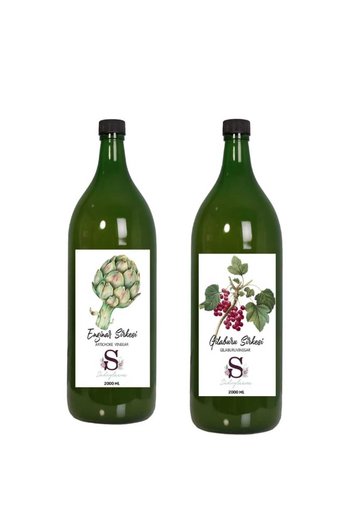 Süheylaana Doğal Enginar Sirkesi 2000 Ml - Doğal Gilaburu Sirkesi 2000 Ml