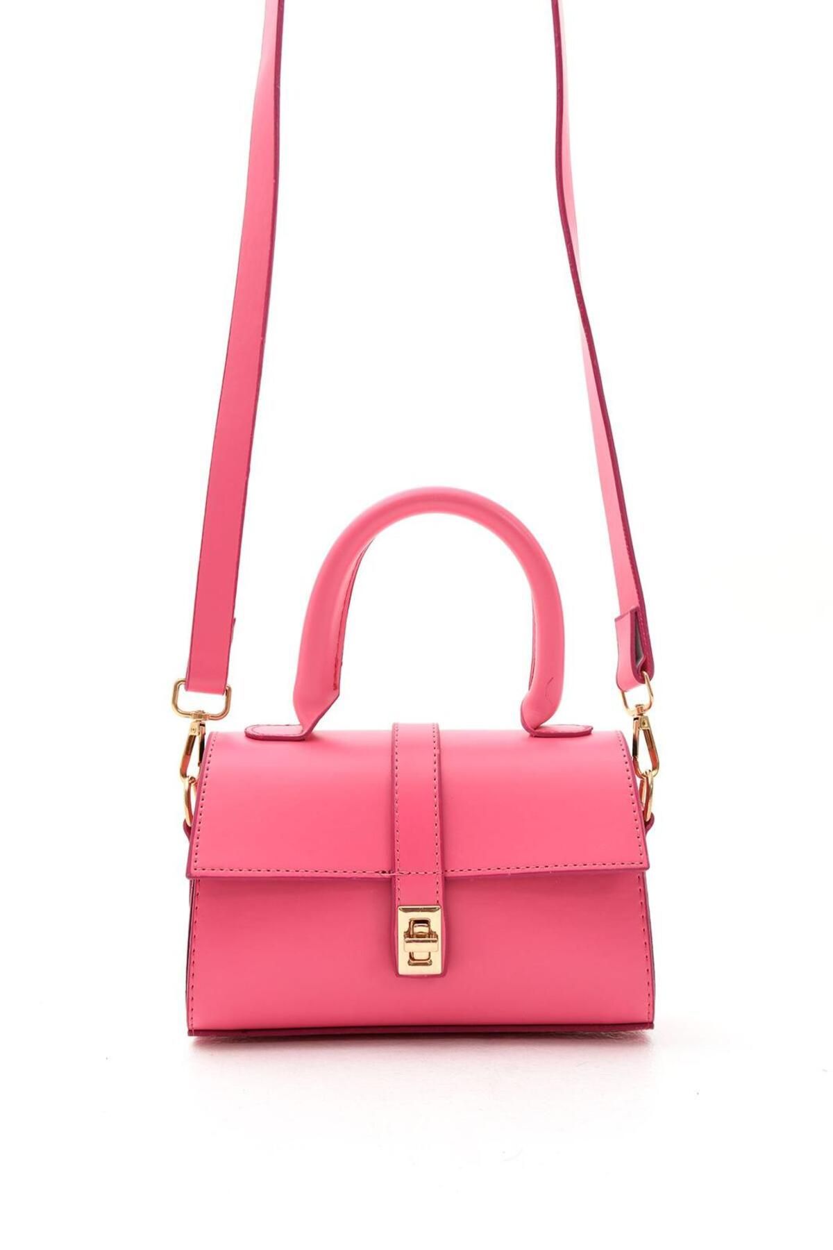 AYDINLIK BAGS Kadın el ve omuz çantası pembe