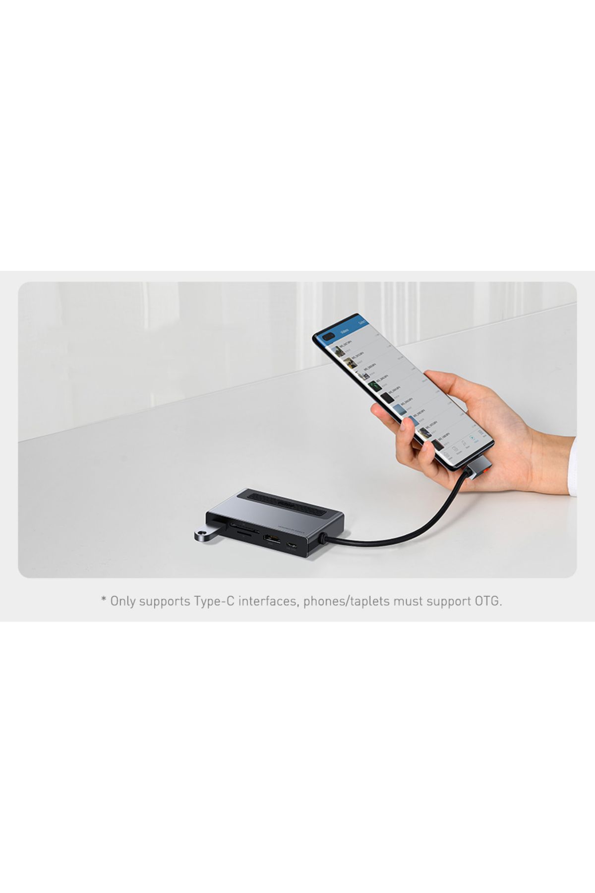 Baseus-Stație de andocare Hub Baseus Multifuncțională USB-A USB-C HDMI SD MicroSD Mufă 3.5mm PC 100W USB Tip-C 10