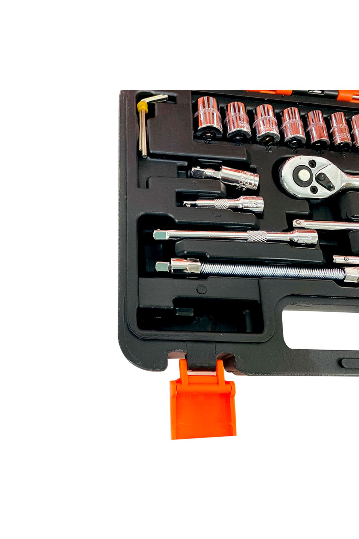 SHUNDA-53PCS 1/4" Drive Socket Set, CR-V Chrome Vanadium, Professional Quality, Compact Tool Kit 7