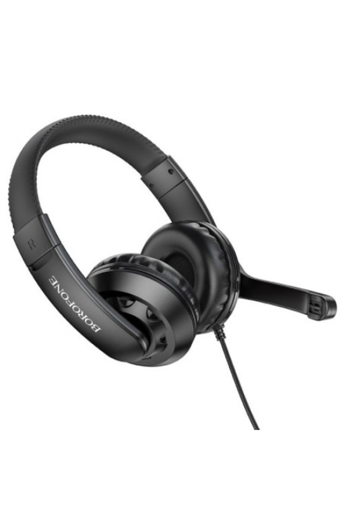 Borofone-Gaming Headset with Microphone Borofone with Immersive Sound and Extended Comfort 3.5 mm Jack Black 4