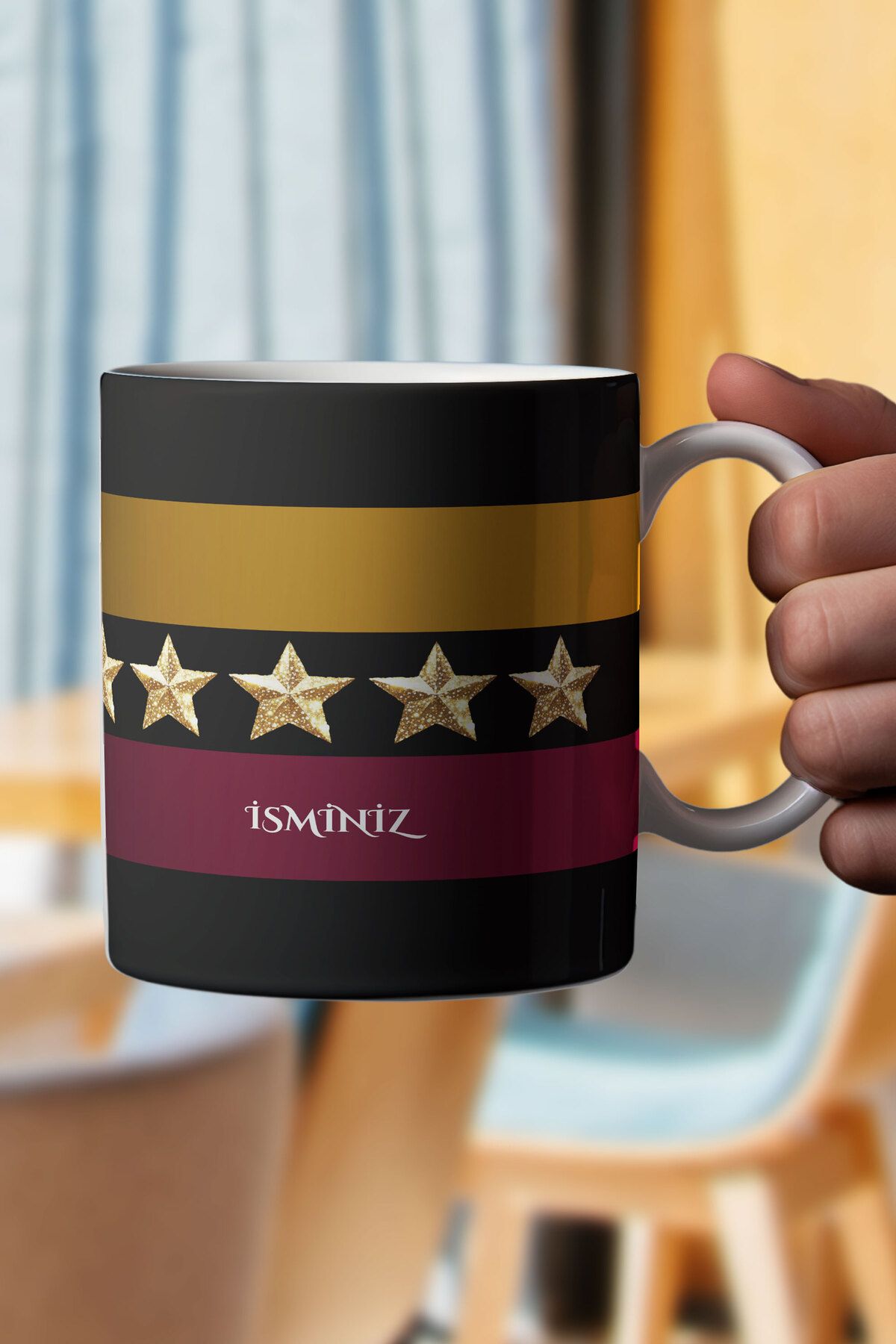 Bizon Reklam İsim Baskılı Taraftar Kupa Bardak (GS)