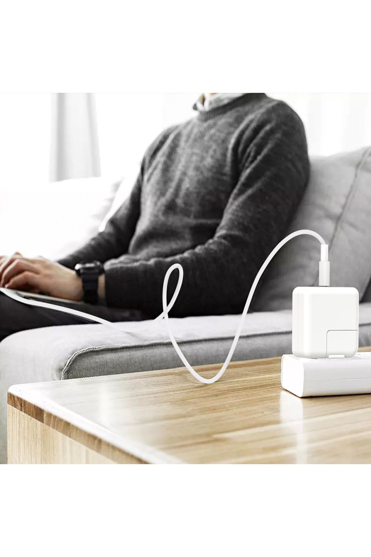 Borofone-Cablu de date și încărcare Laptop Tabletă Smartphone Alimentare 100 W USB Tip-C la USB Tip-C 2M 5A Borofone 8