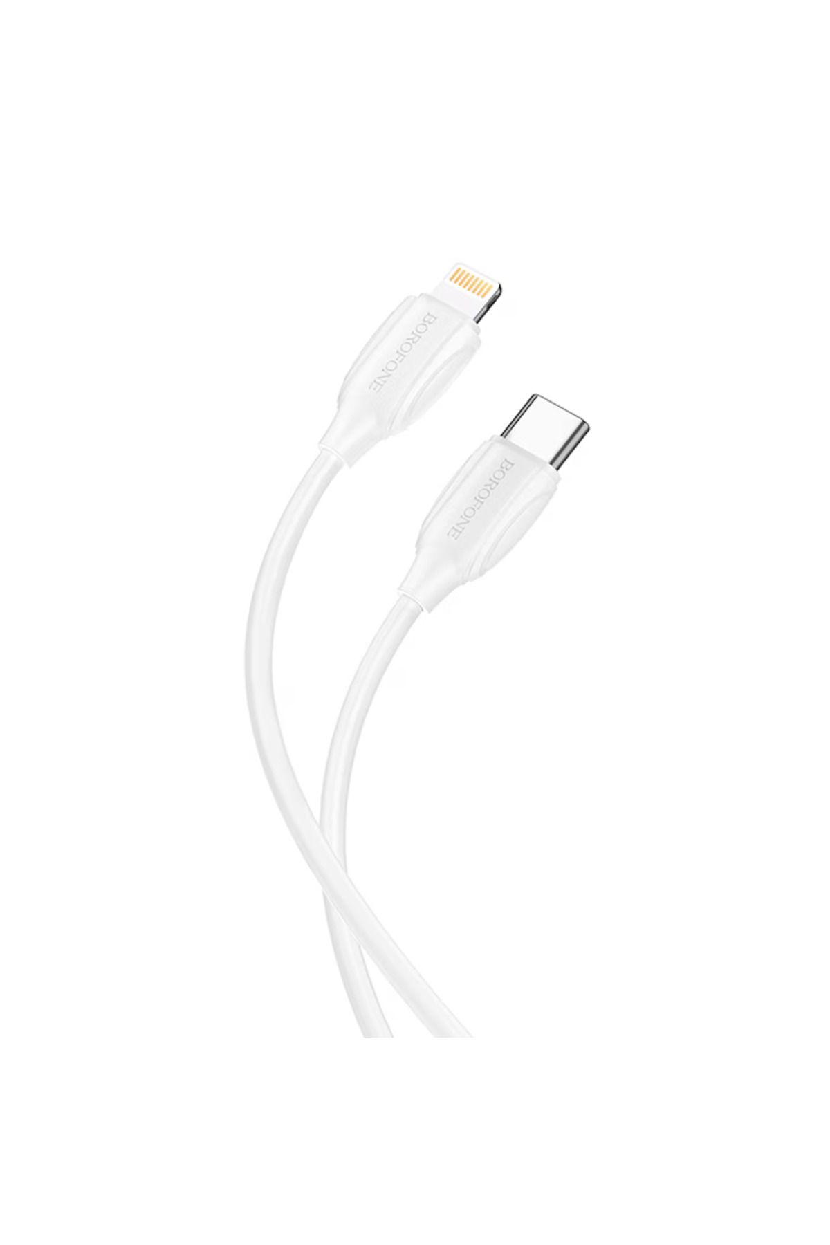 Borofone-Cablu de date și încărcare USB Type-C / Lightning USB-C pentru iPhone 14 13 12 11 Pro Max Mini 2 M - Alb 5