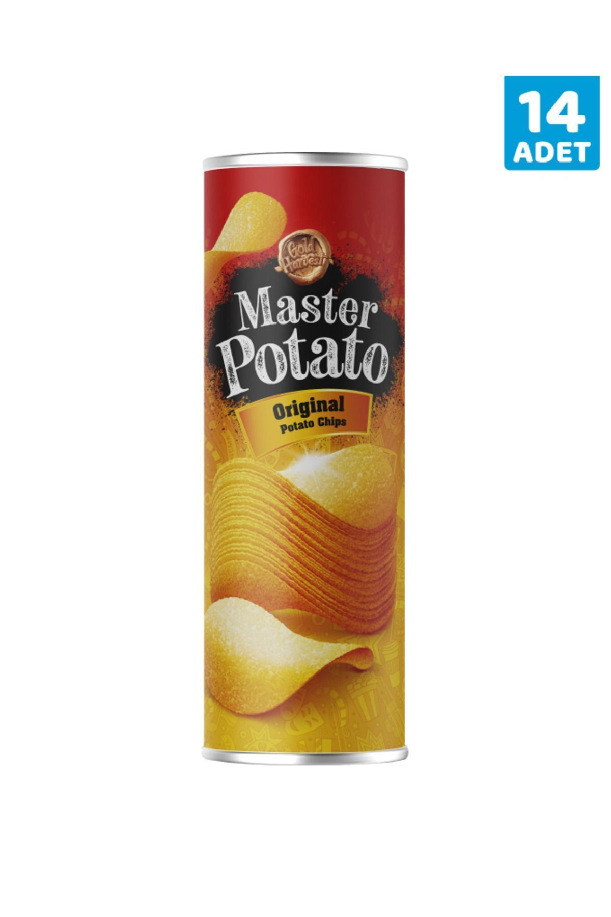 Gold Harvest Master Potato Original Cips 160g 14 Adet