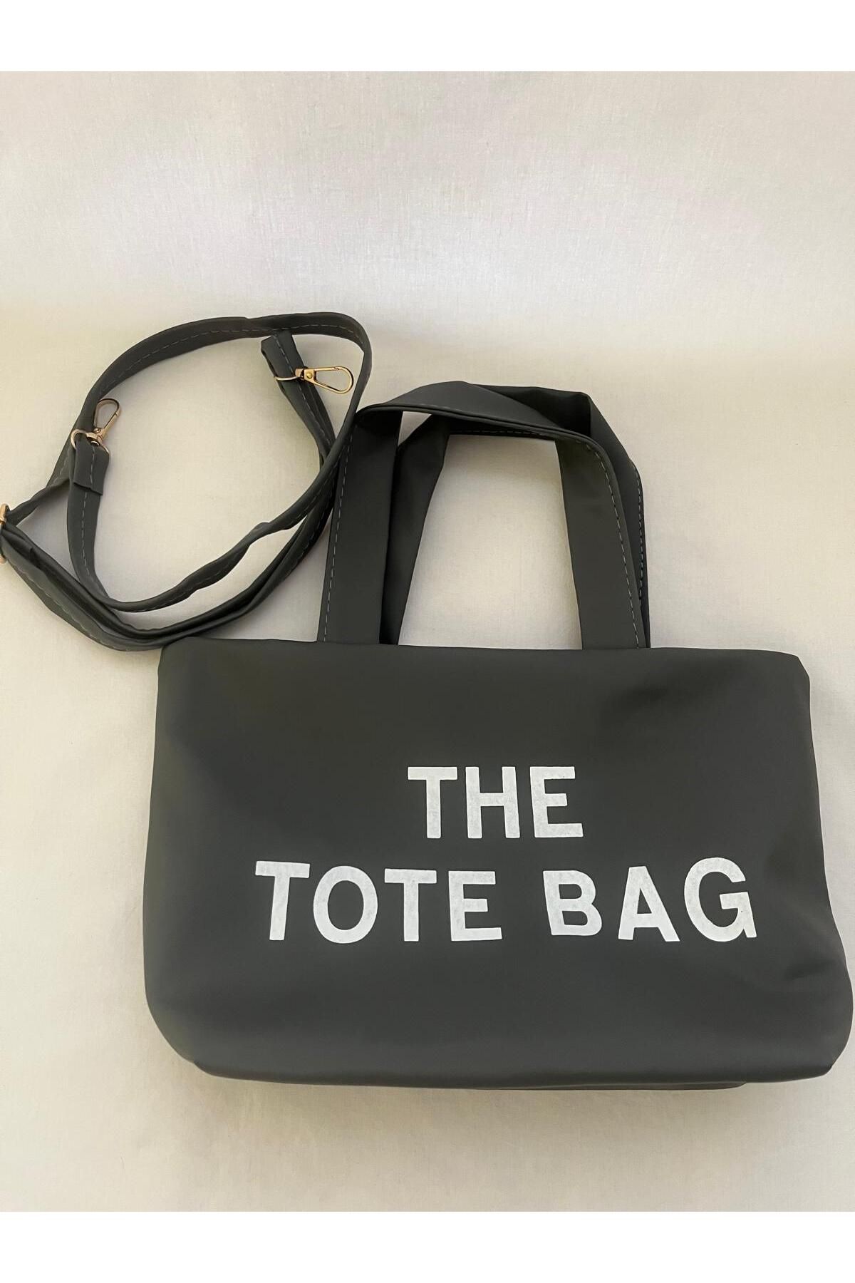 GlamShop Kadın The Tote Bag kanvas kol ve omuz çantası
