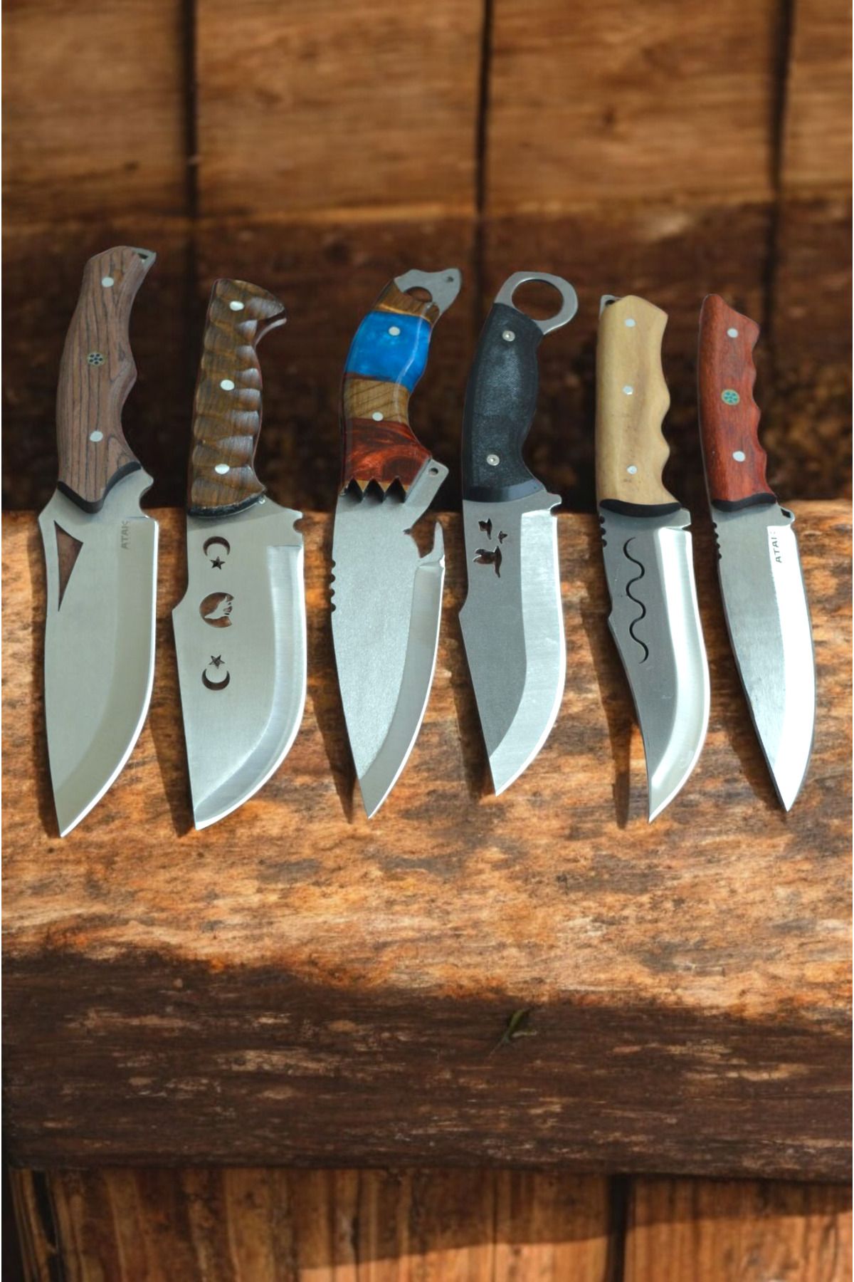 MERTCAN KNİFE 4lü 5li 6li 7li 8li outdoor av ve kamp bıçağı mutfak bıçağı çakı