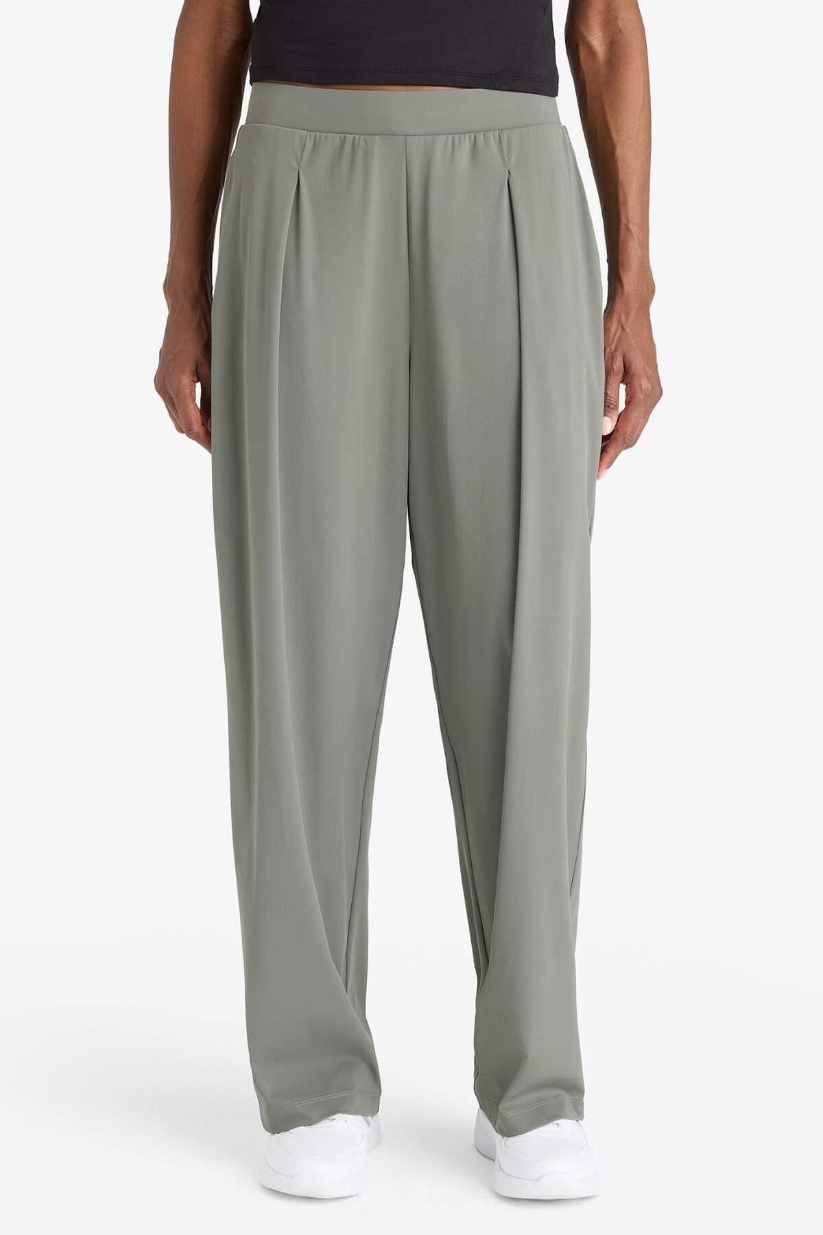 DeFacto DeFactoFit Straight Fit Geniş Paça Standart Boy Sporcu Pantolon E2542AX25SM