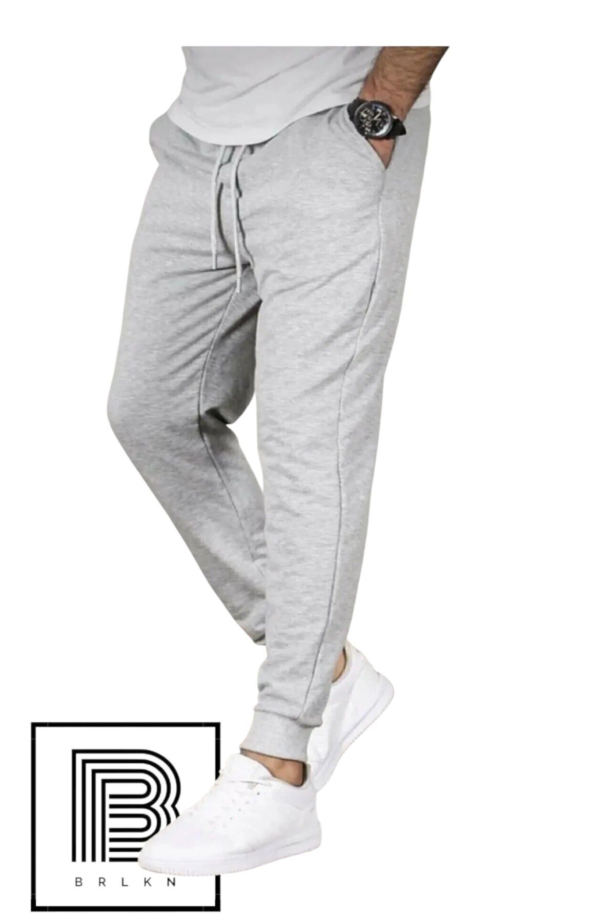 BRLKN Unisex Slim Fit Yazlık Eşortman Altı