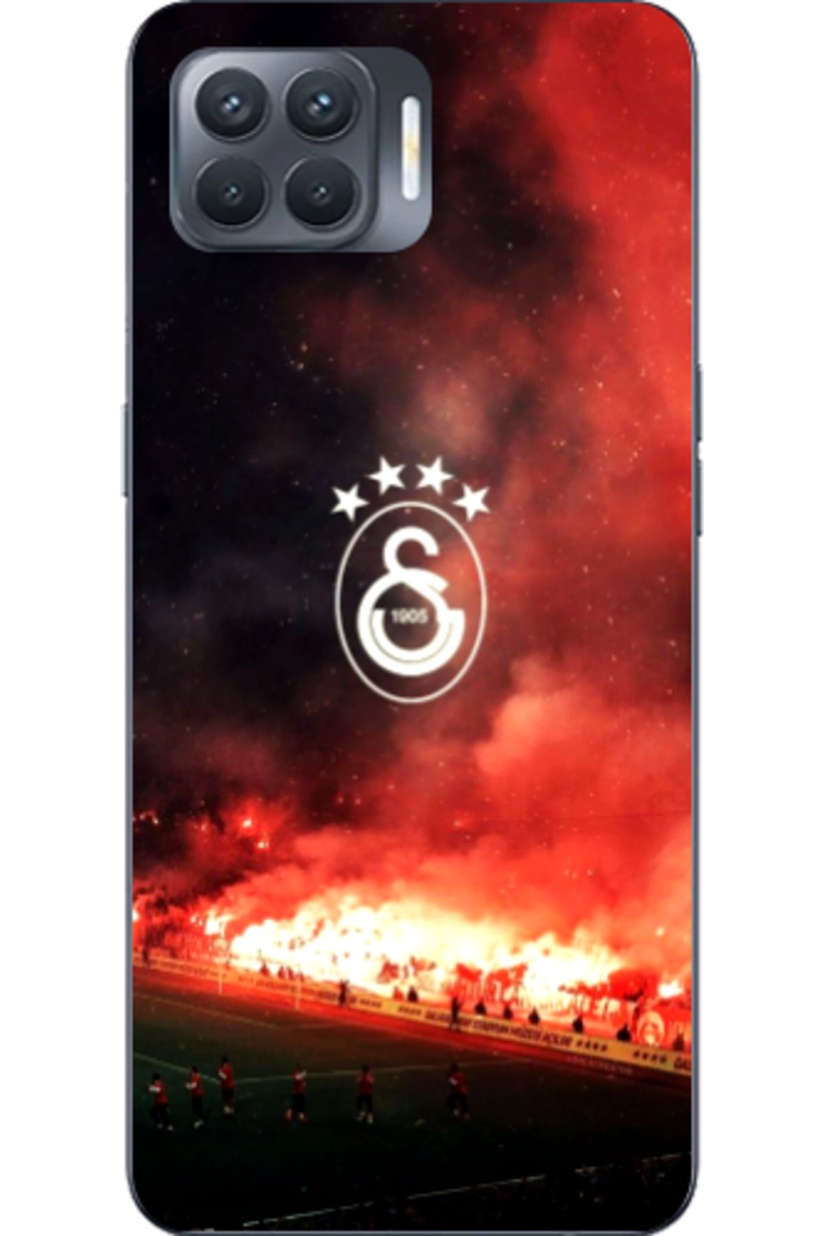 OPPO Alev Alev Aslan Şeffaf Telefon Kılıfı