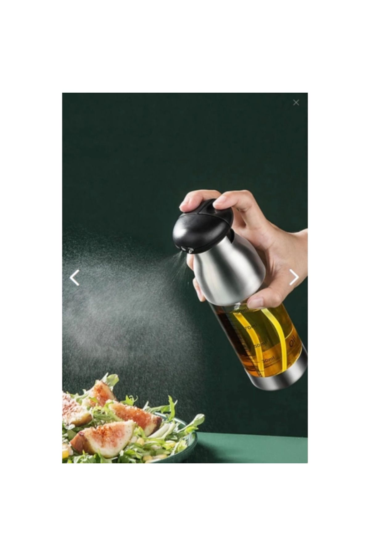 MELFSHOP Çift Ölçekli Yağ ve Sirke Sprey Şişesi
