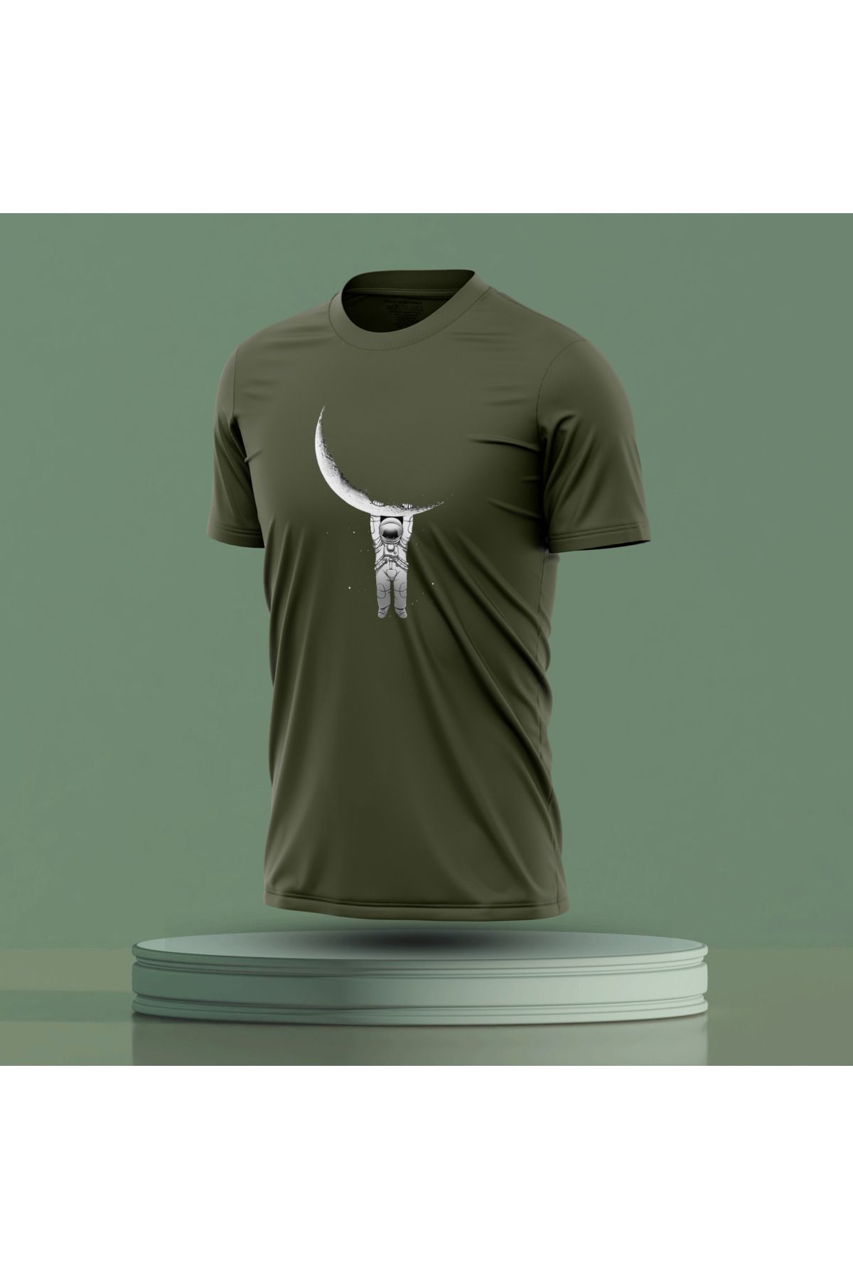 Bulvar Lee Erkek Sıfır Yaka Baskılı Yazlık T-Shirt