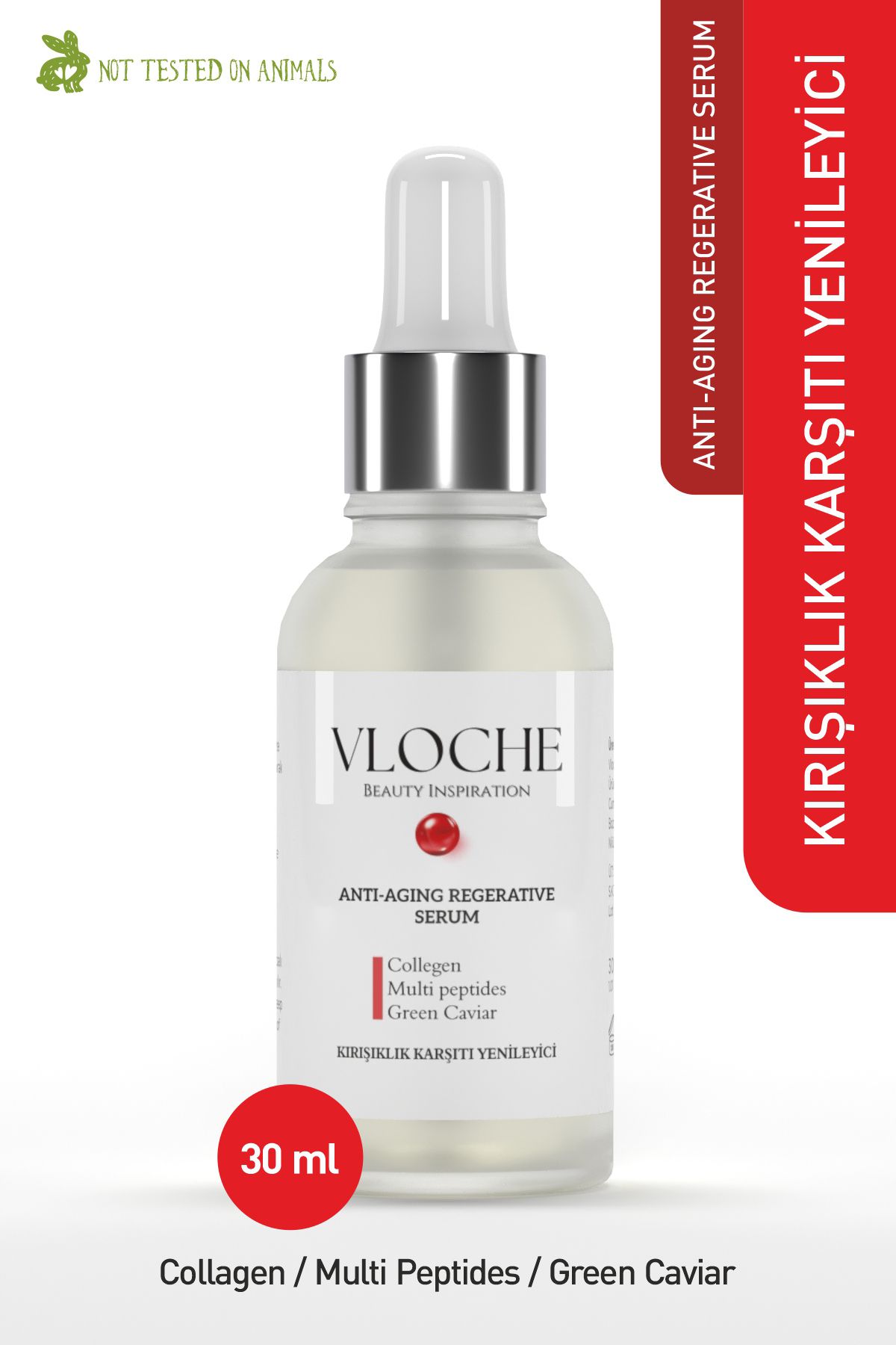 Tüm Cilt Tipleri İçin Anti-aging Kırışıklık Karşıtı Peptid Serum