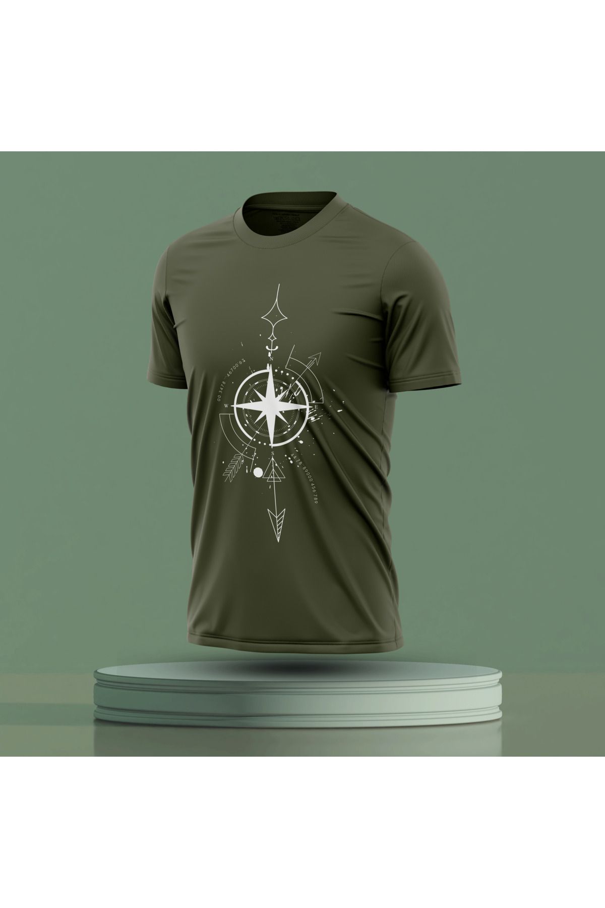 Bulvar Lee Erkek Sıfır Yaka Baskılı Yazlık T-Shirt