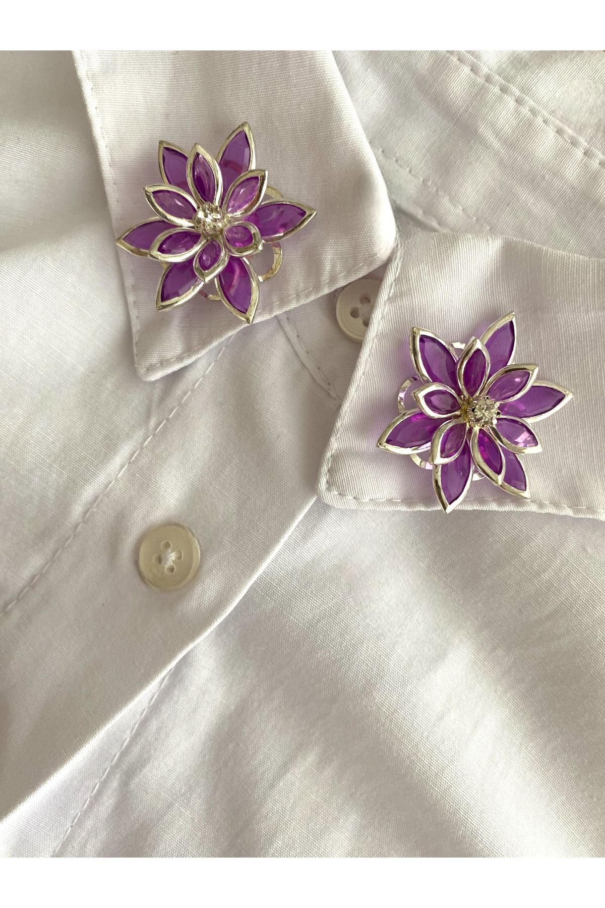 ELLE BROŞ Çiçek Charm Broş(3 cm’dir-Her sipariş 2 adettir)