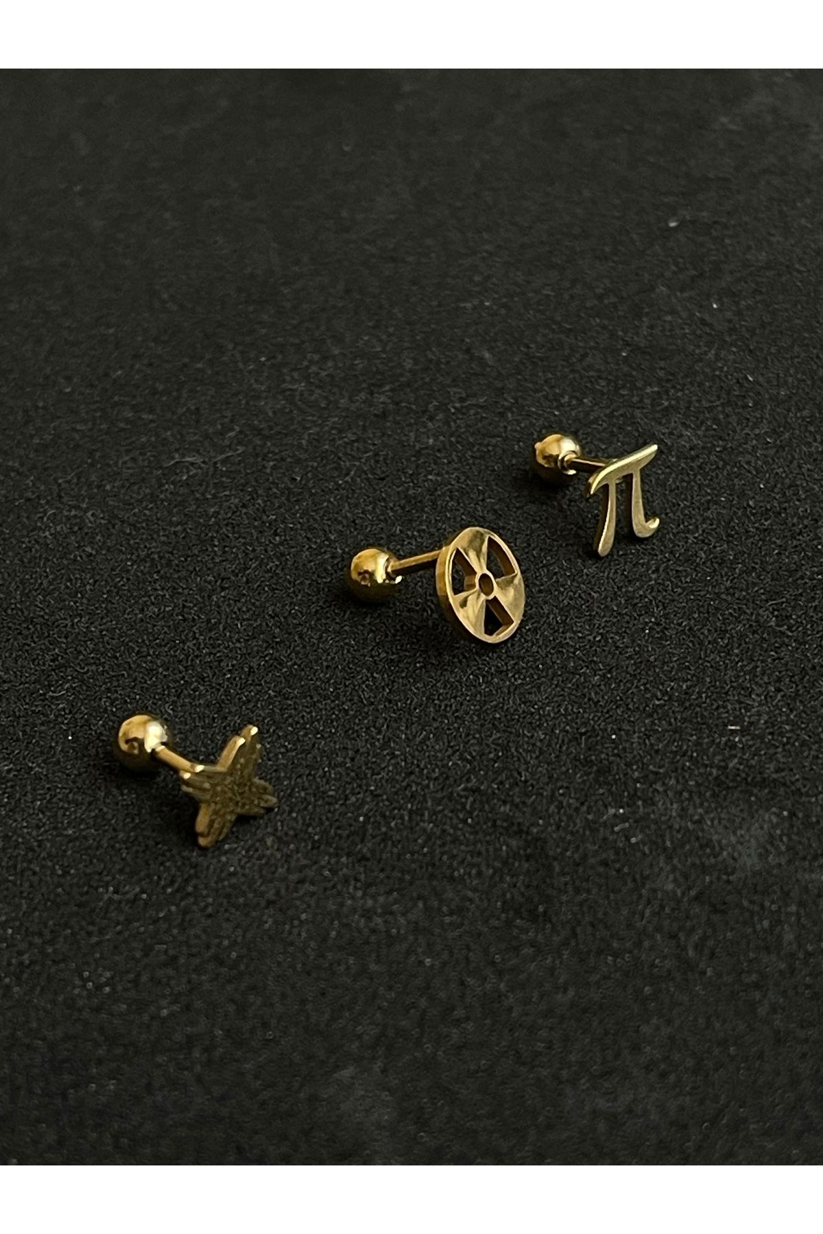 Rupen Kraft 316 L Cerrahi Çelik Piercing Kıkırdak Helix Tragus Conch Figürlü Piercing
