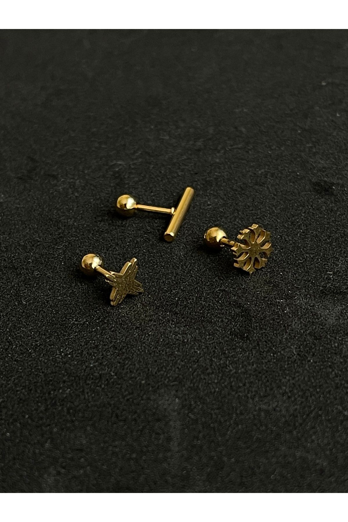 Rupen Kraft 316 L Cerrahi Çelik Piercing Kıkırdak Helix Tragus Conch Figürlü Piercing