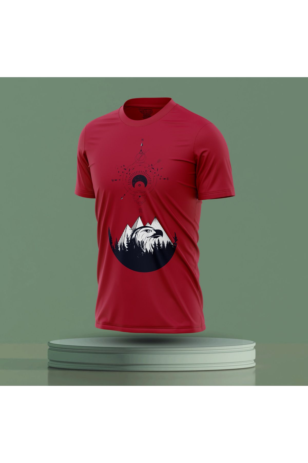 Bulvar Lee Erkek Sıfır Yaka Baskılı Yazlık T-Shirt