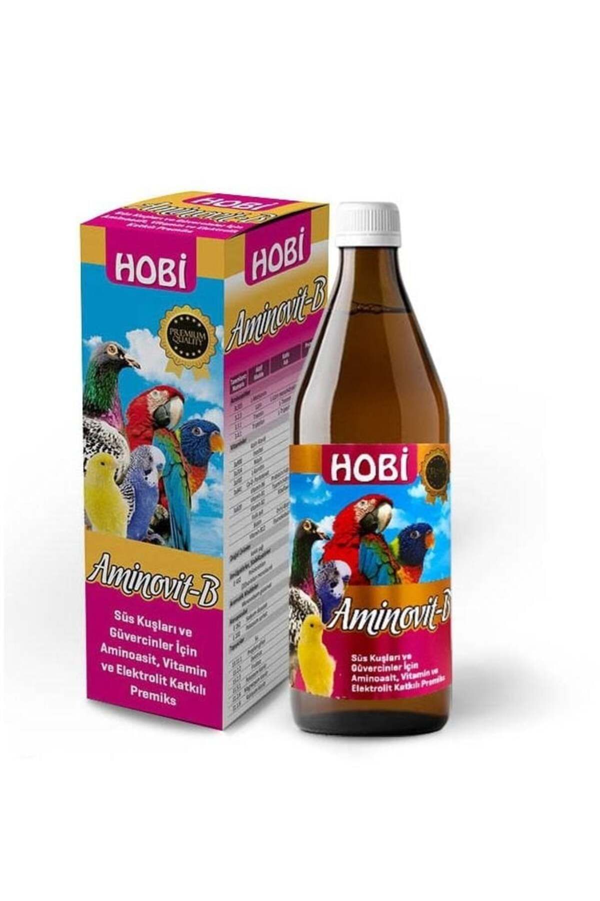 Genel Markalar Hobi Aminovit-B Tüy Karaciğer Kas Düzenleyici Multivitamin 500ml