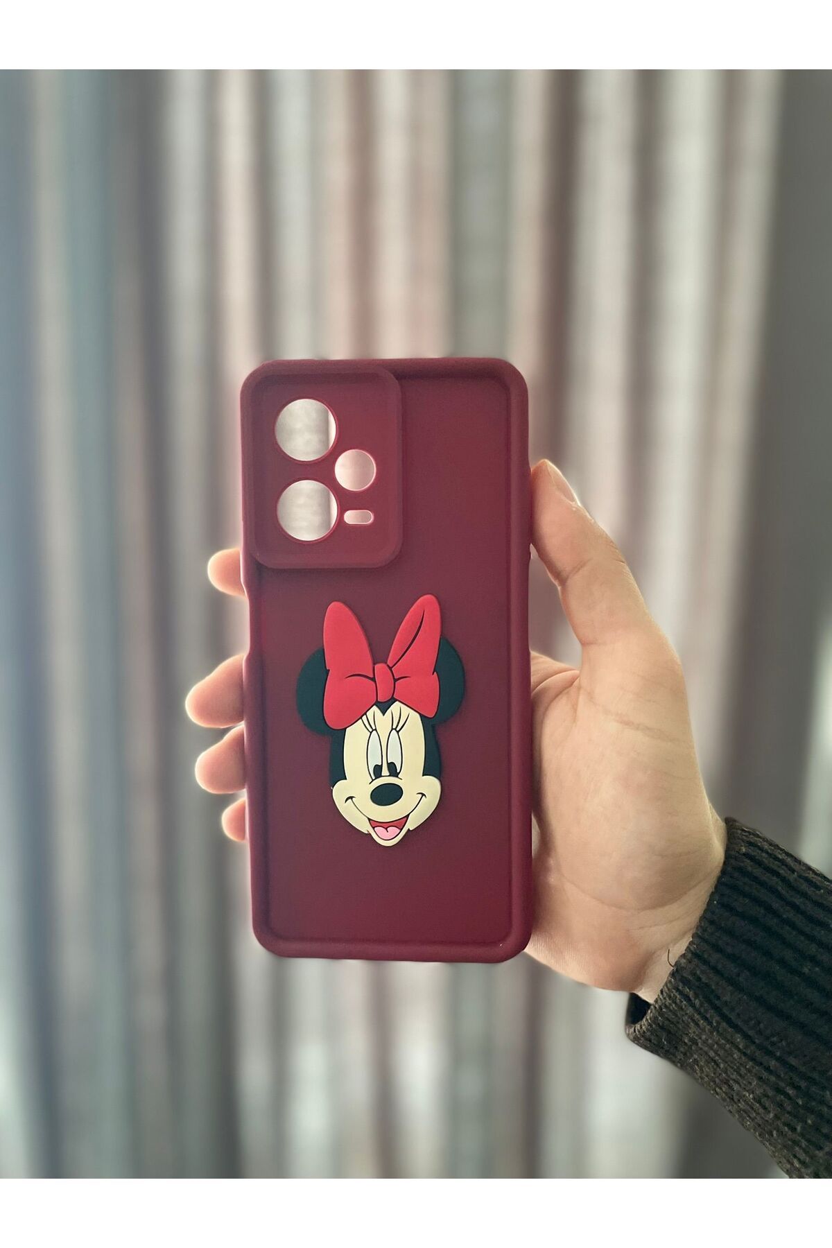 tak pratik Xiaomi Redmi Note 12 Pro 5G Mini Mause Desenli silikon telefon kılıfı