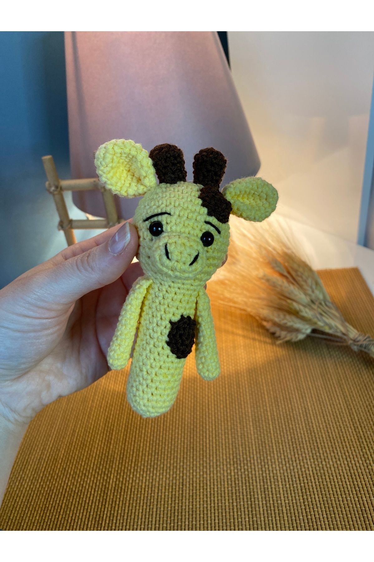 yucin Bebek Çıngırak ,hayvan Tanıma,minik Oyuncak,amigurumi Oyuncak Zürafa