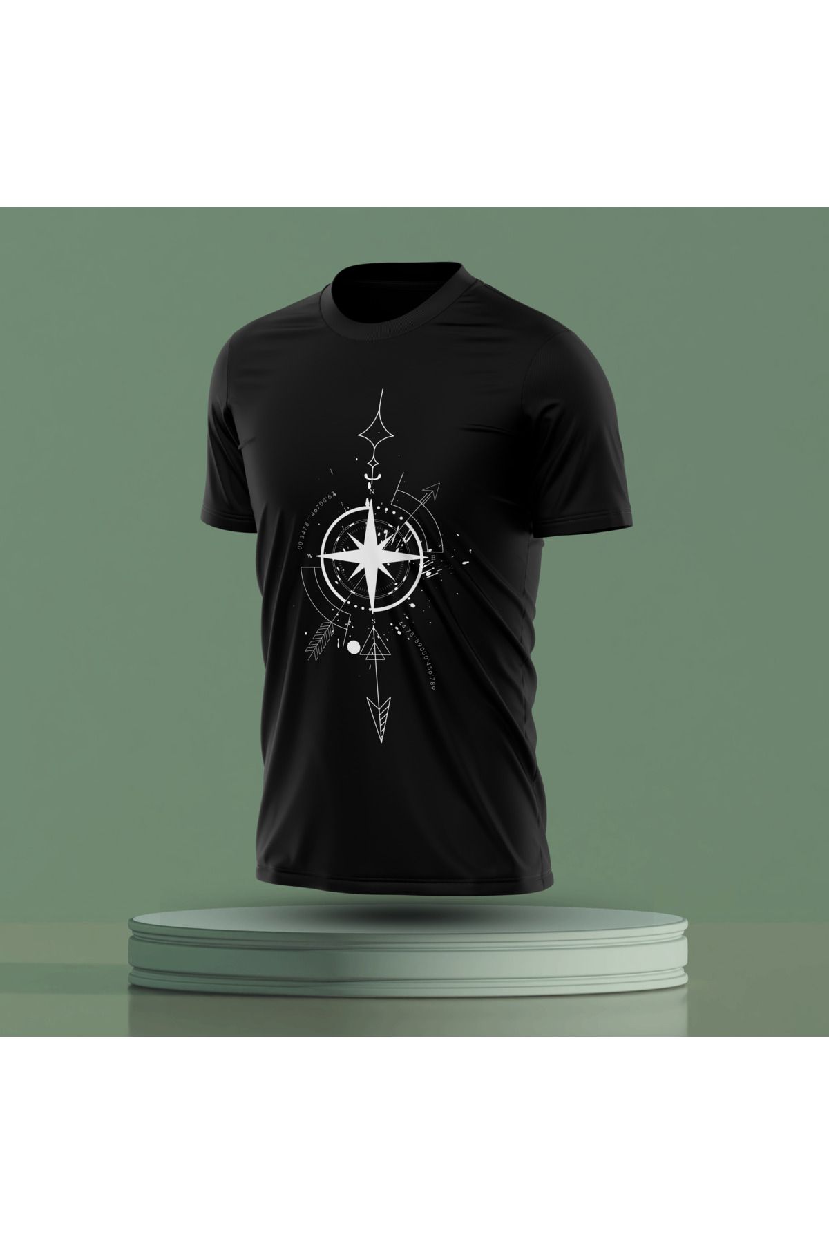 Bulvar Lee Erkek Sıfır Yaka Baskılı Yazlık T-Shirt