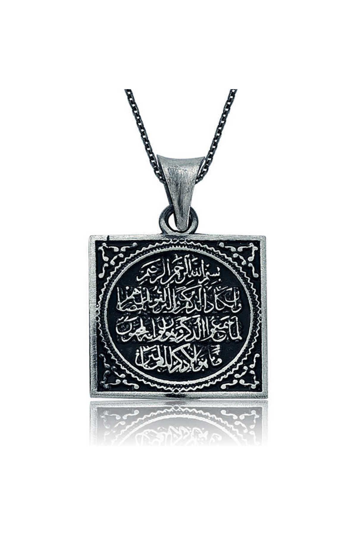 ecepazarlama Gümüş Nazar Duası Kolye