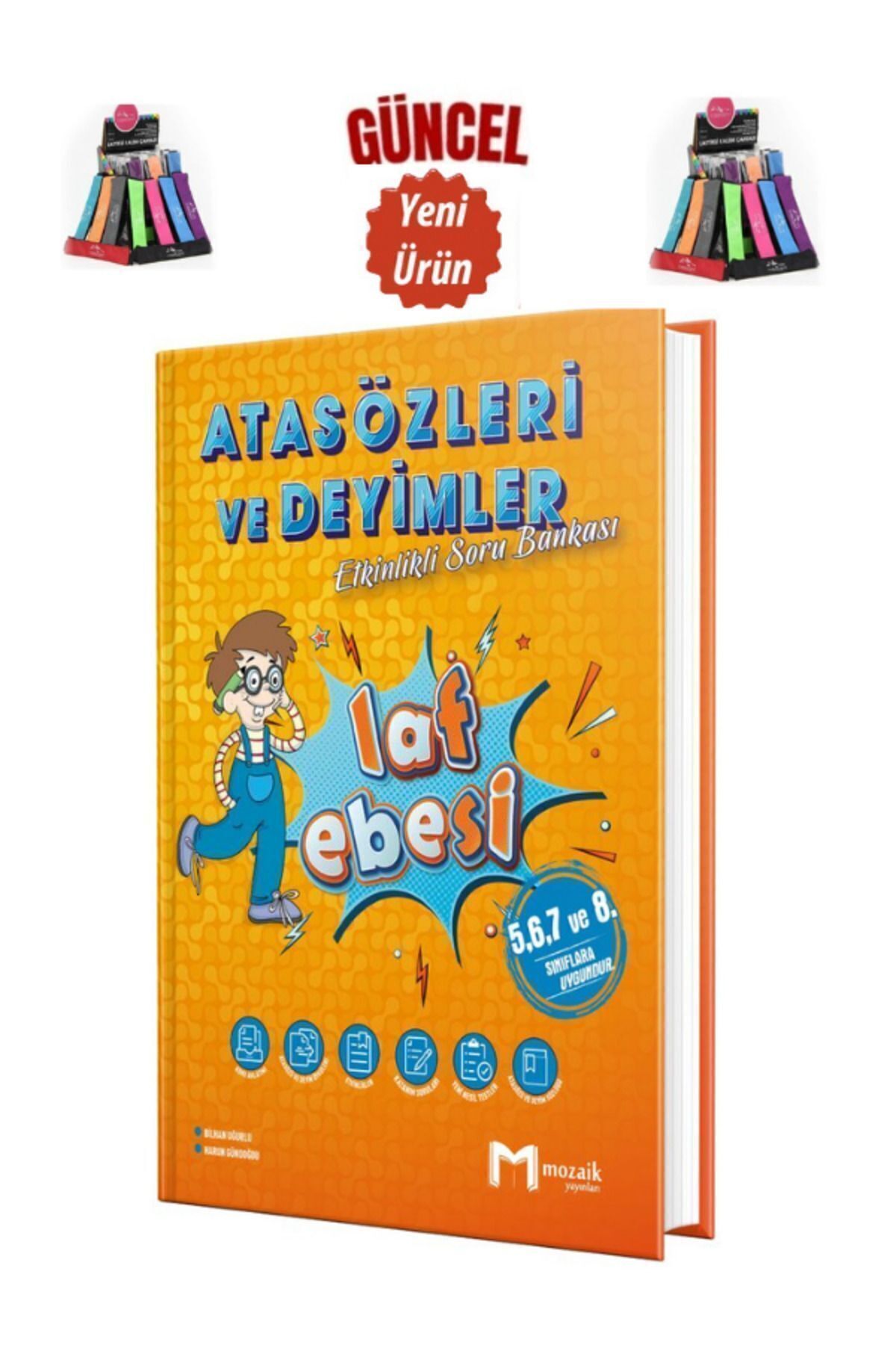 Marsis Yayınları Mozaik 5 6 7 8 .Sınıflar İçin Atasözleri ve Deyimler Soru Bankası+Cambridge Kalemlik