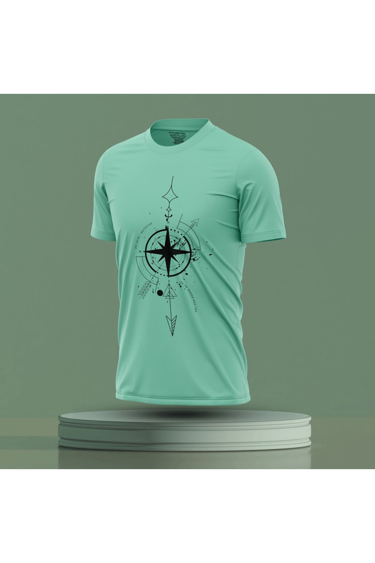 Bulvar Lee Erkek Sıfır Yaka Baskılı Yazlık T-Shirt