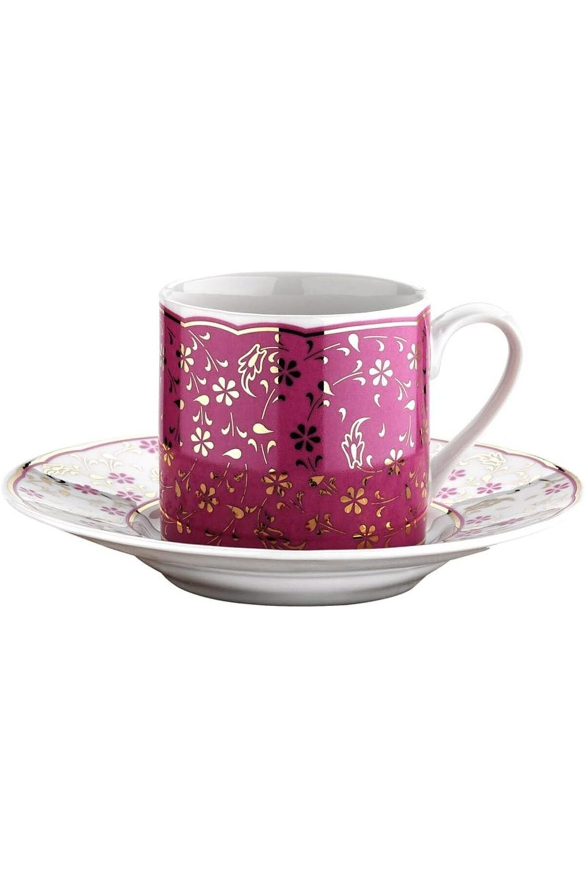 STOREMAX daiviolastore Porselen 4142 Rüya 12 Parça 6 Kişilik Kahve Fincan Takımı DLStore 990396