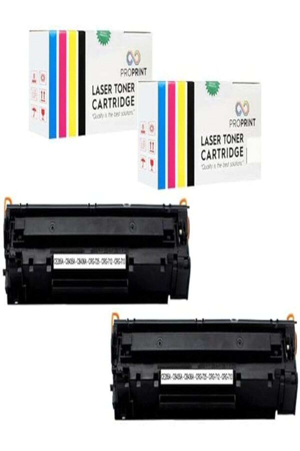 HP 2 ADET 36A CB436A LaserJet P1505 Muadil Toner AURA TONER