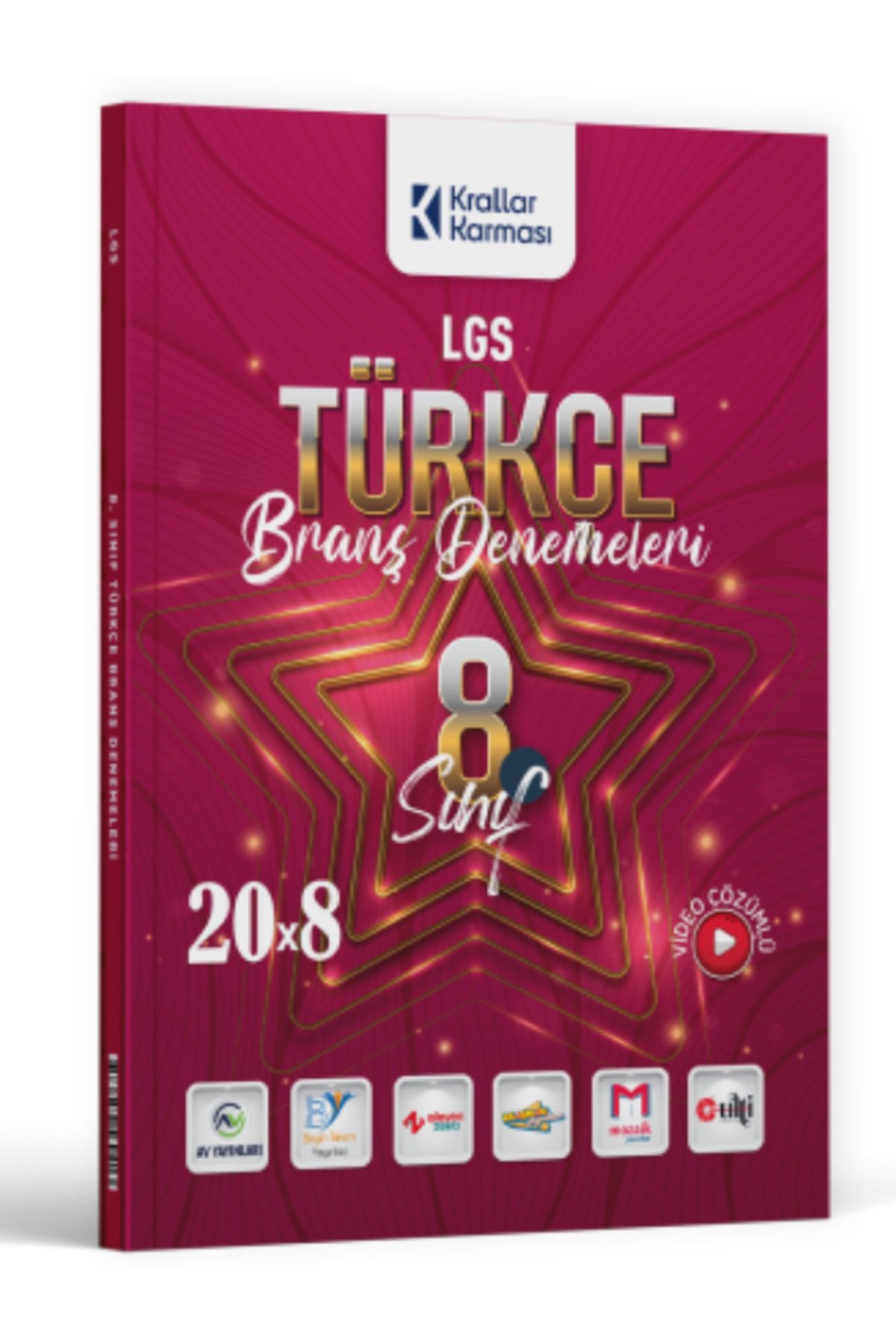 Krallar Karması KrallarKarması 8. Sınıf LGS Türkçe 20 x 8 Branş Denemeleri
