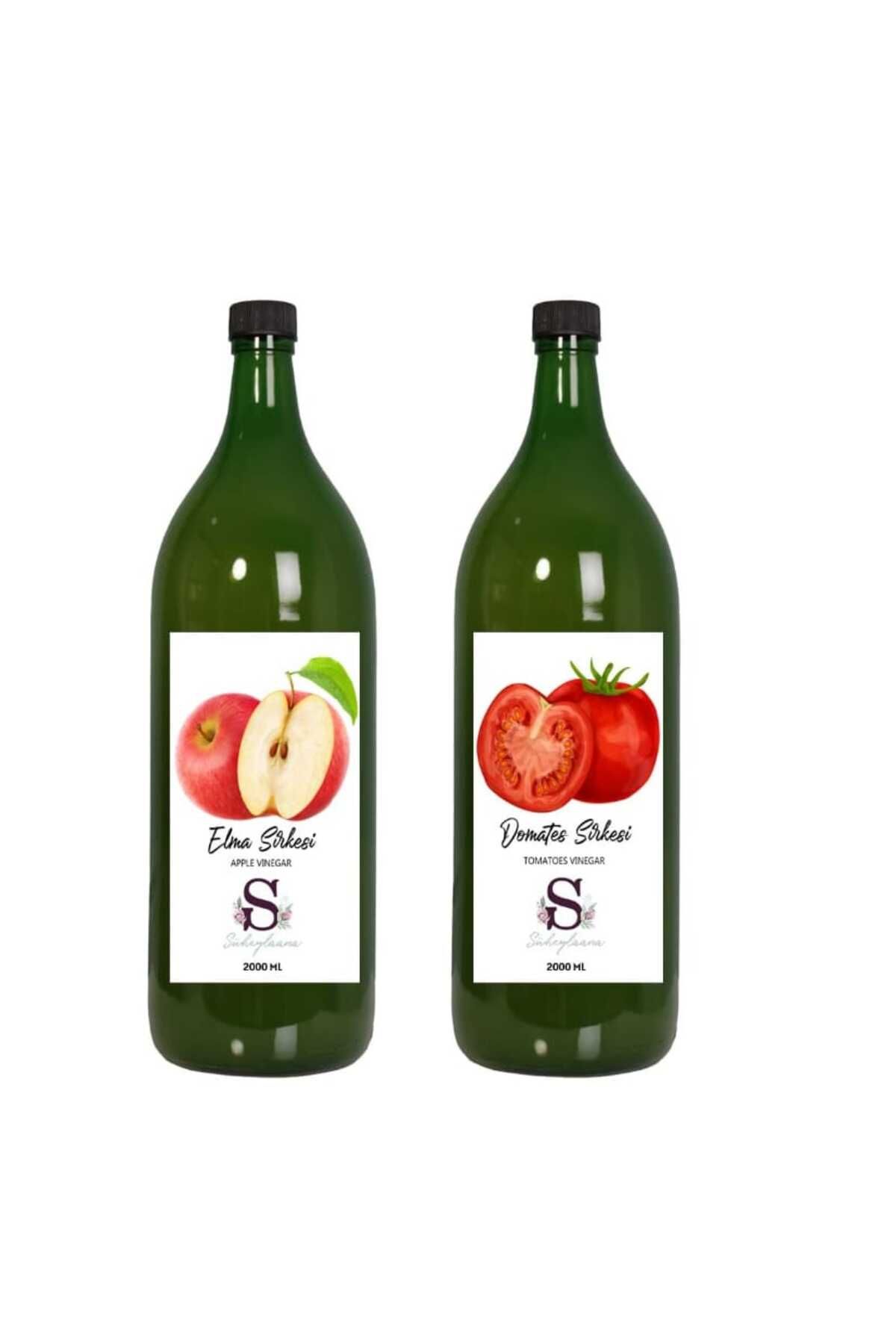 Süheylaana Doğal Elma Sirkesi 2000 ml - Doğal Domates Sirkesi 2000 ml
