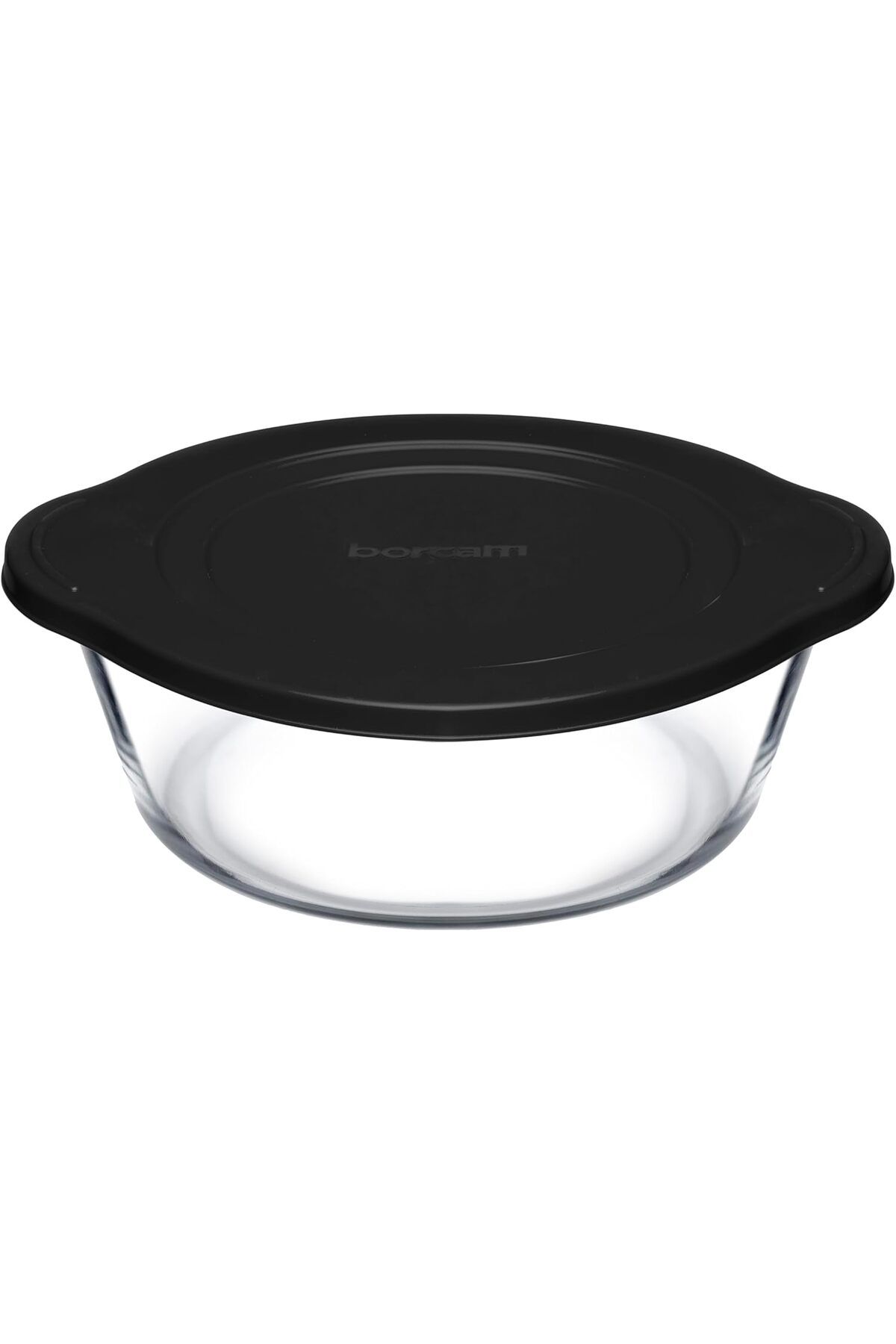yenibagshop Borcam Kapaklı Tencereler 840 Cc T Plastik Kapak Siyah Kapak