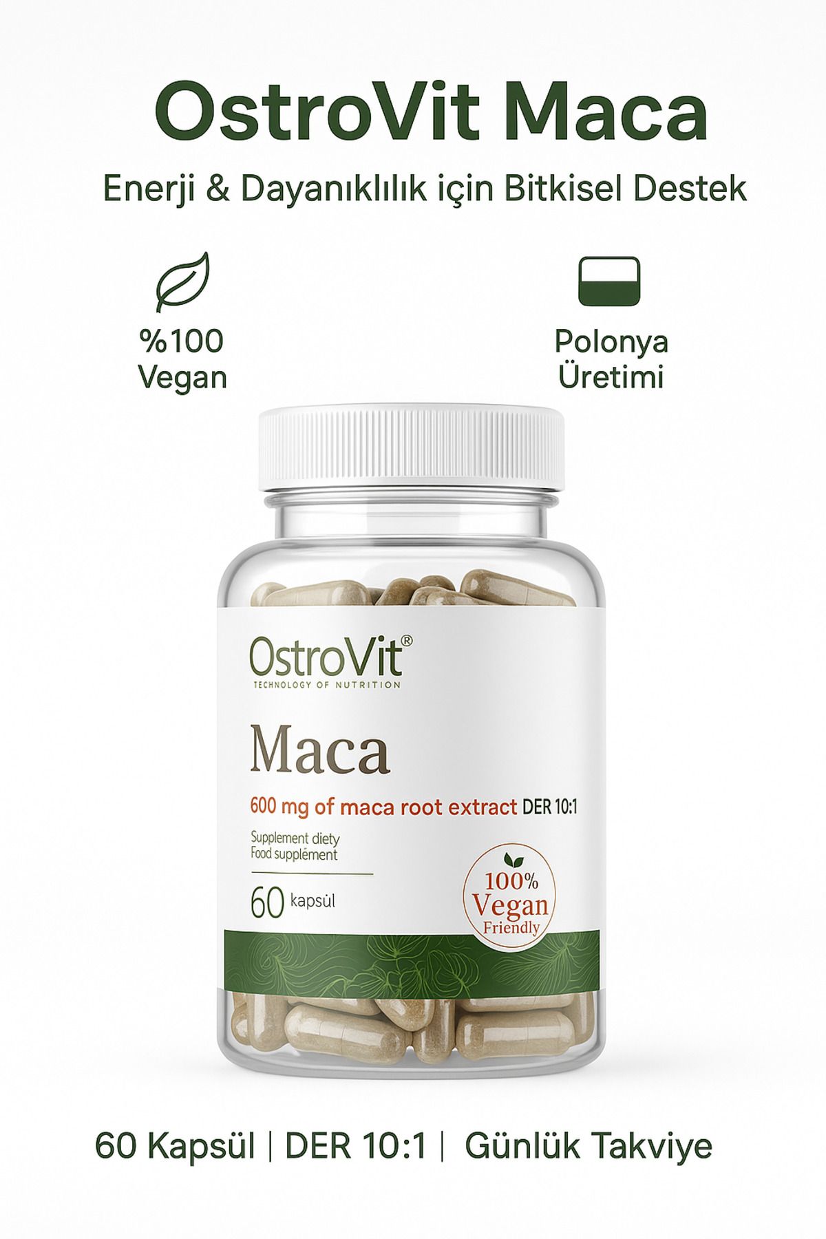 Ostrovit Maca Matcha tozu VEGE 60 tablet