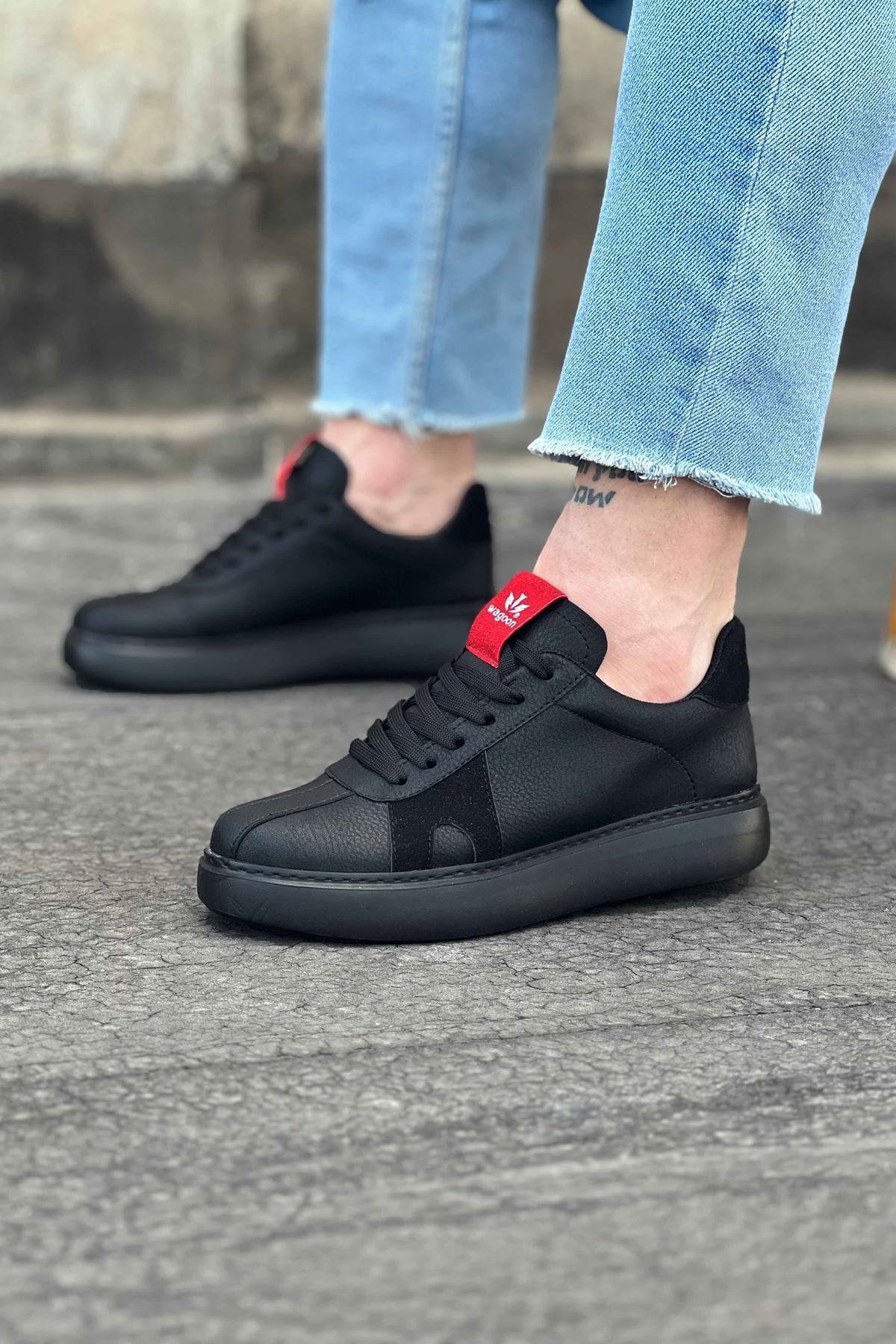 35AVM WG040 Kömür Erkek Casual Ayakkabı